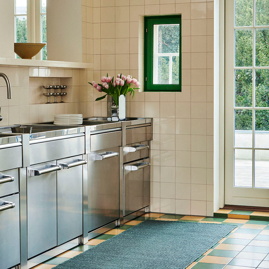 HAY Moire Runner Emerald Green