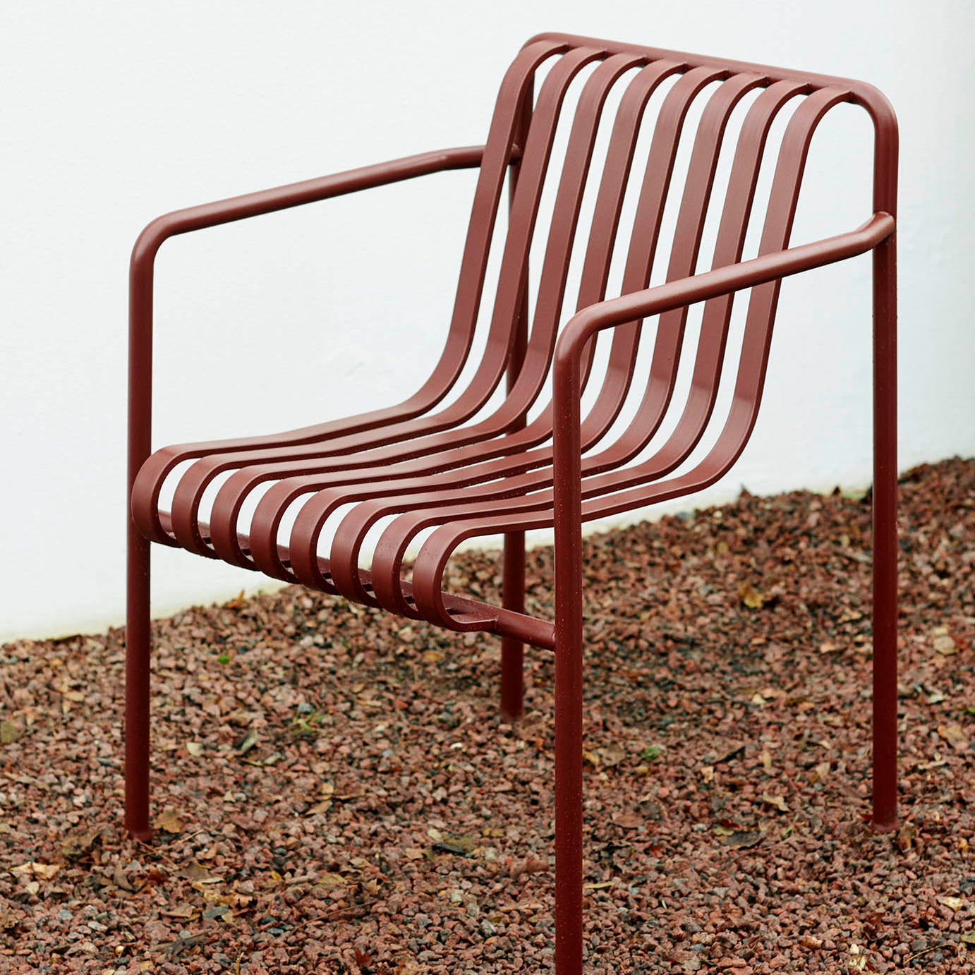HAY Palissade Dining Armchair Iron Red