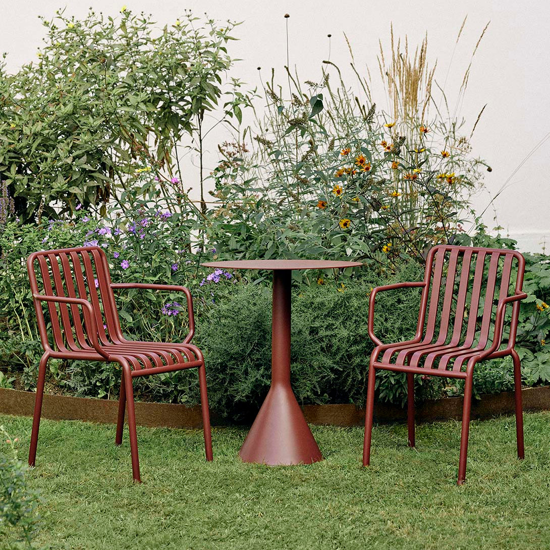 HAY Palissade Armchair Iron red