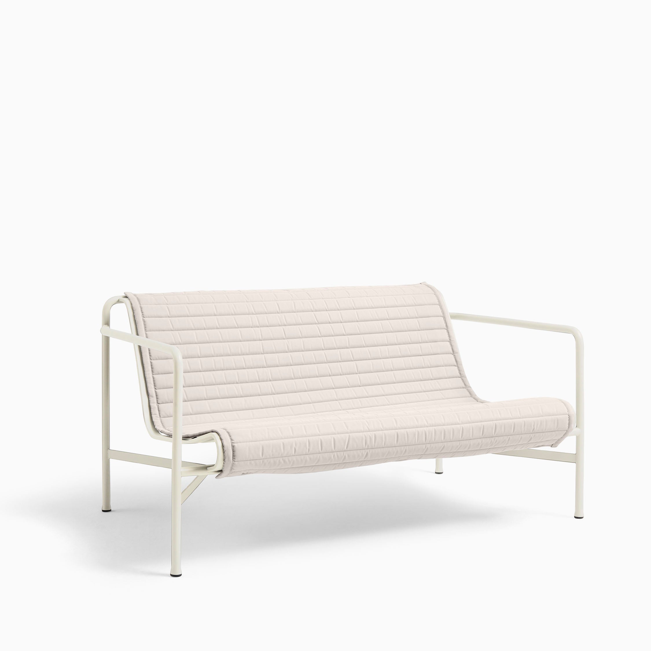 HAY Palissade Seat Cushion for Lounge Sofa - Quilted Cream White