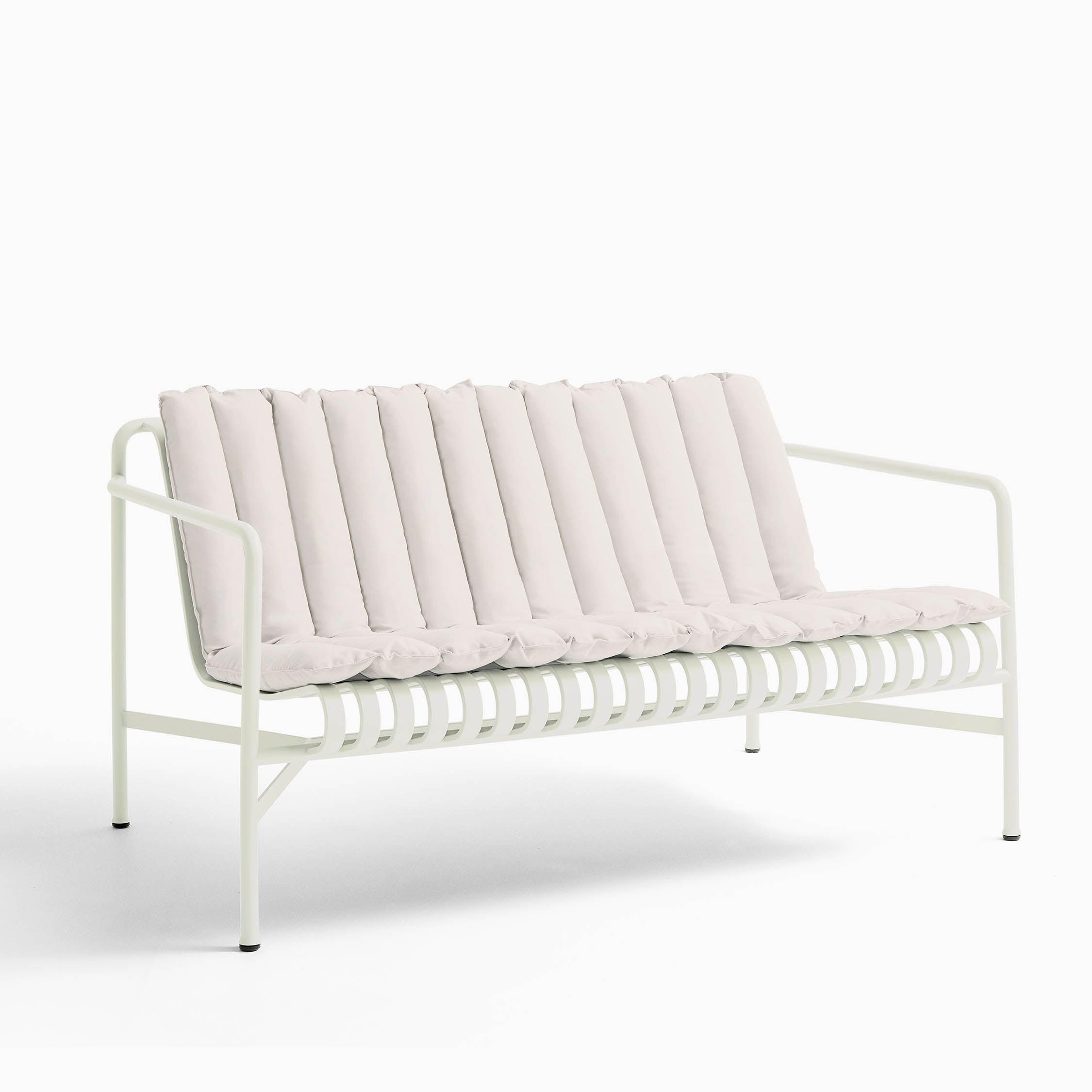 HAY Palissade Seat Cushion for Lounge Sofa - Soft Quilted Cream White