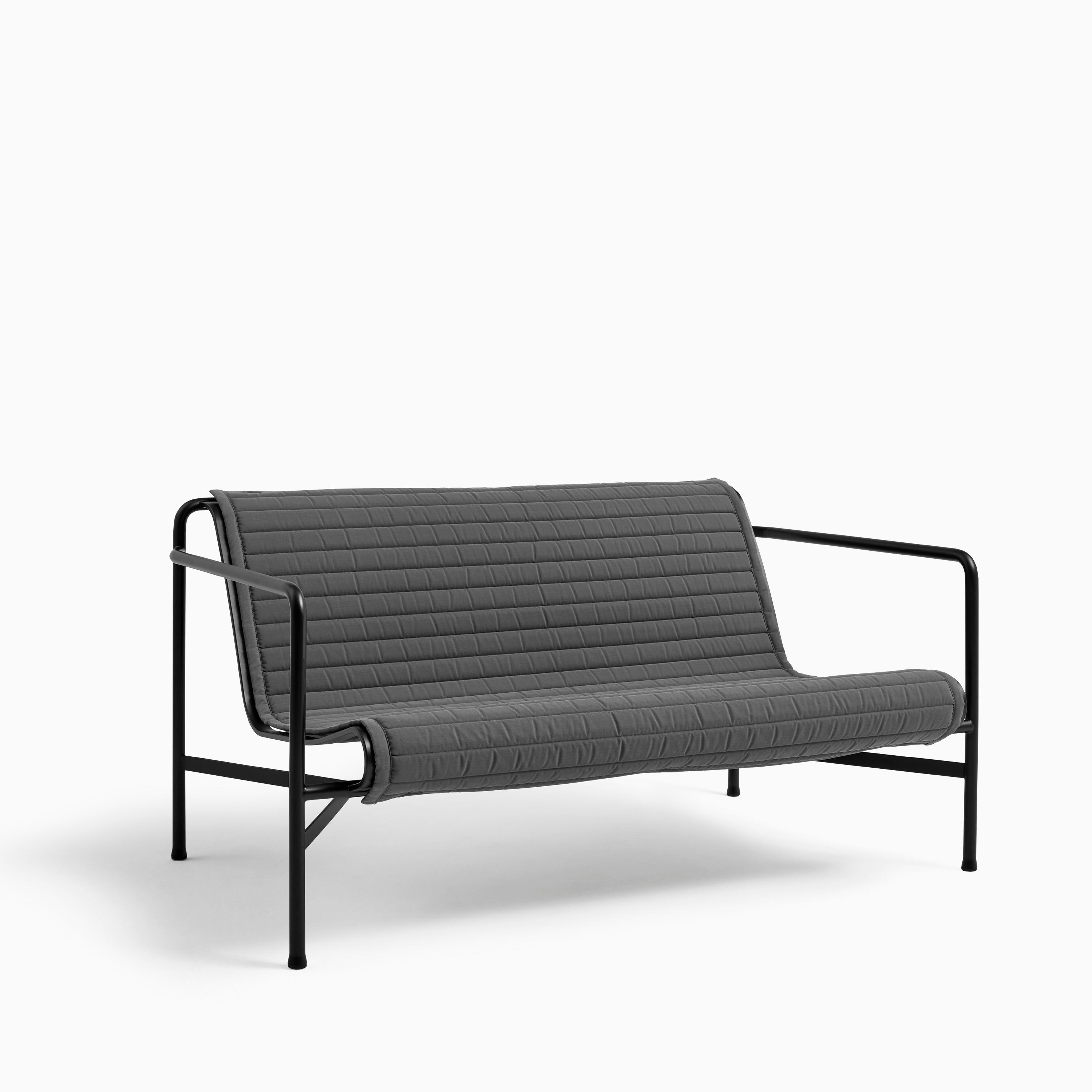 HAY Palissade Seat Cushion for Lounge Sofa - Quilted Anthracite