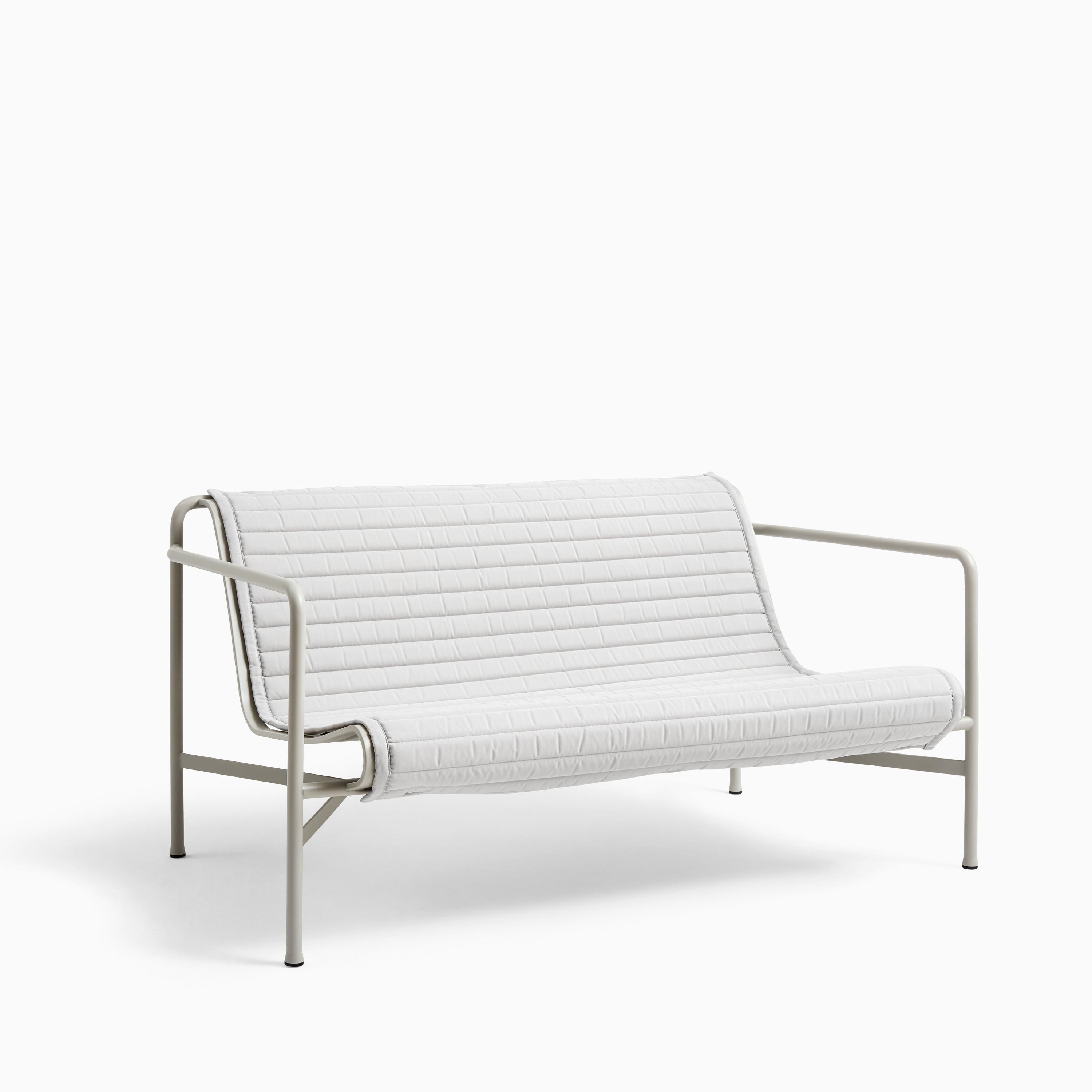 HAY Palissade Seat Cushion for Lounge Sofa - Quilted Sky Grey