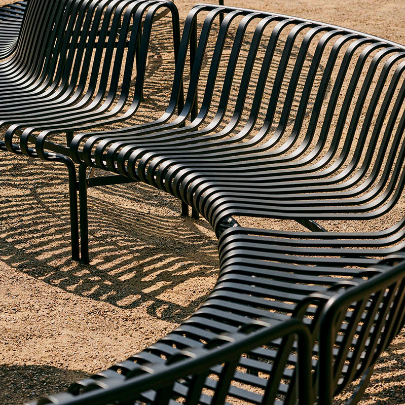 HAY Palissade Park Dining Bench Anthracite