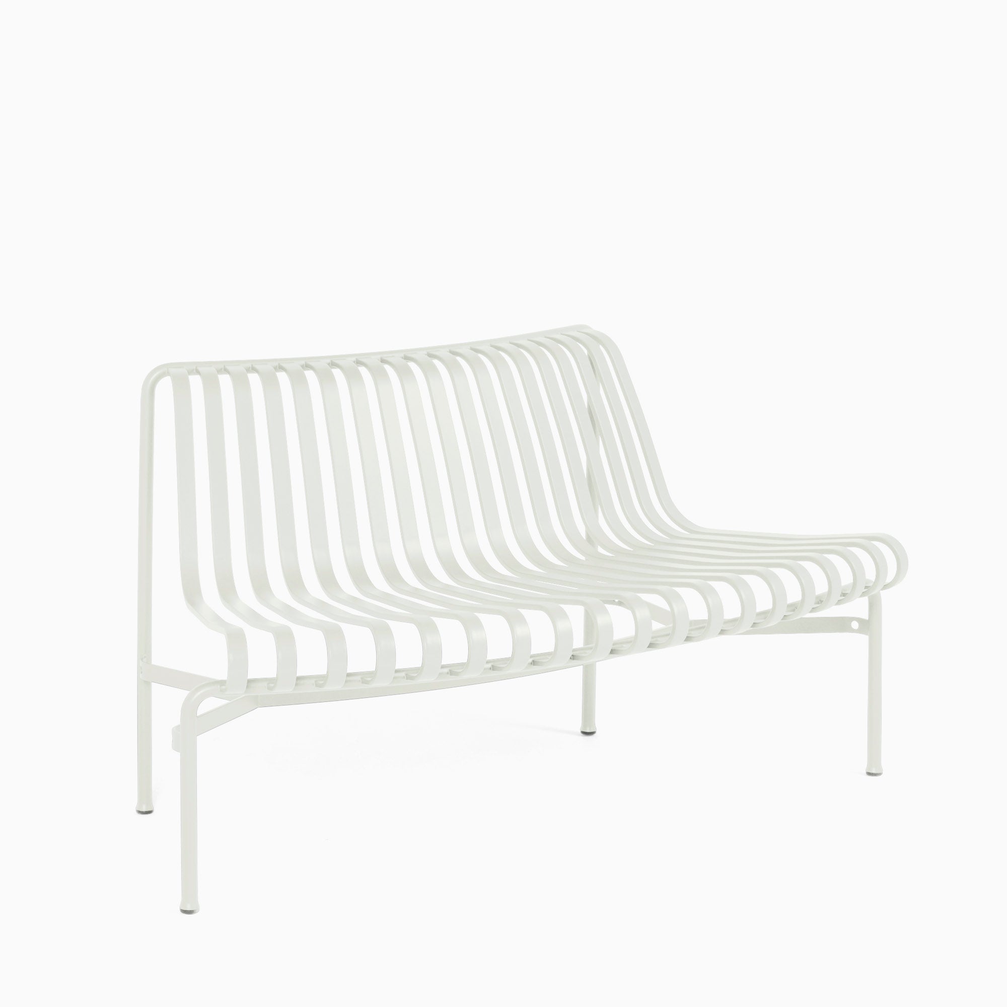 HAY Palissade Park Dining Bench Out Cream White