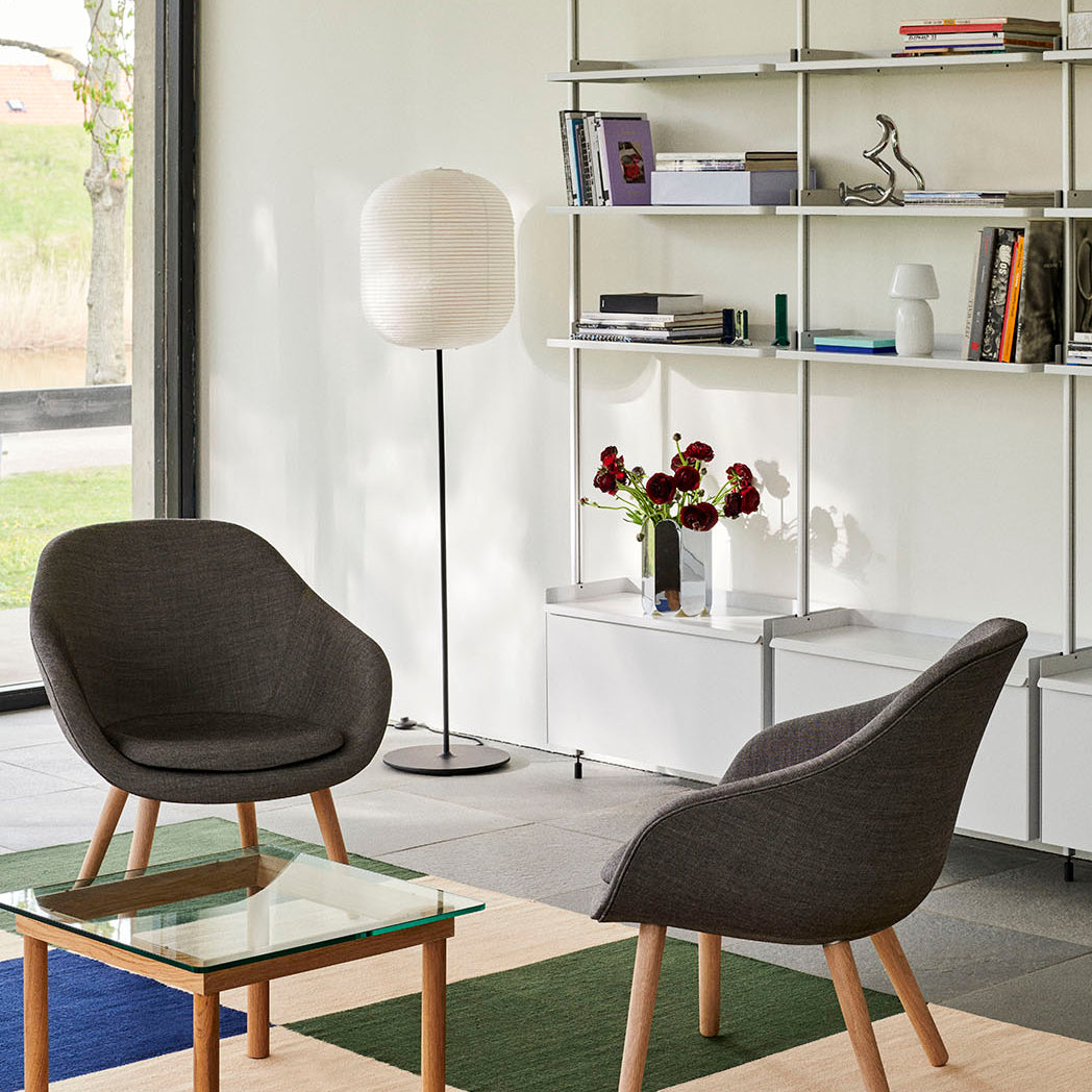 HAY Pier System 133 White Steel with White Aluminum Profile