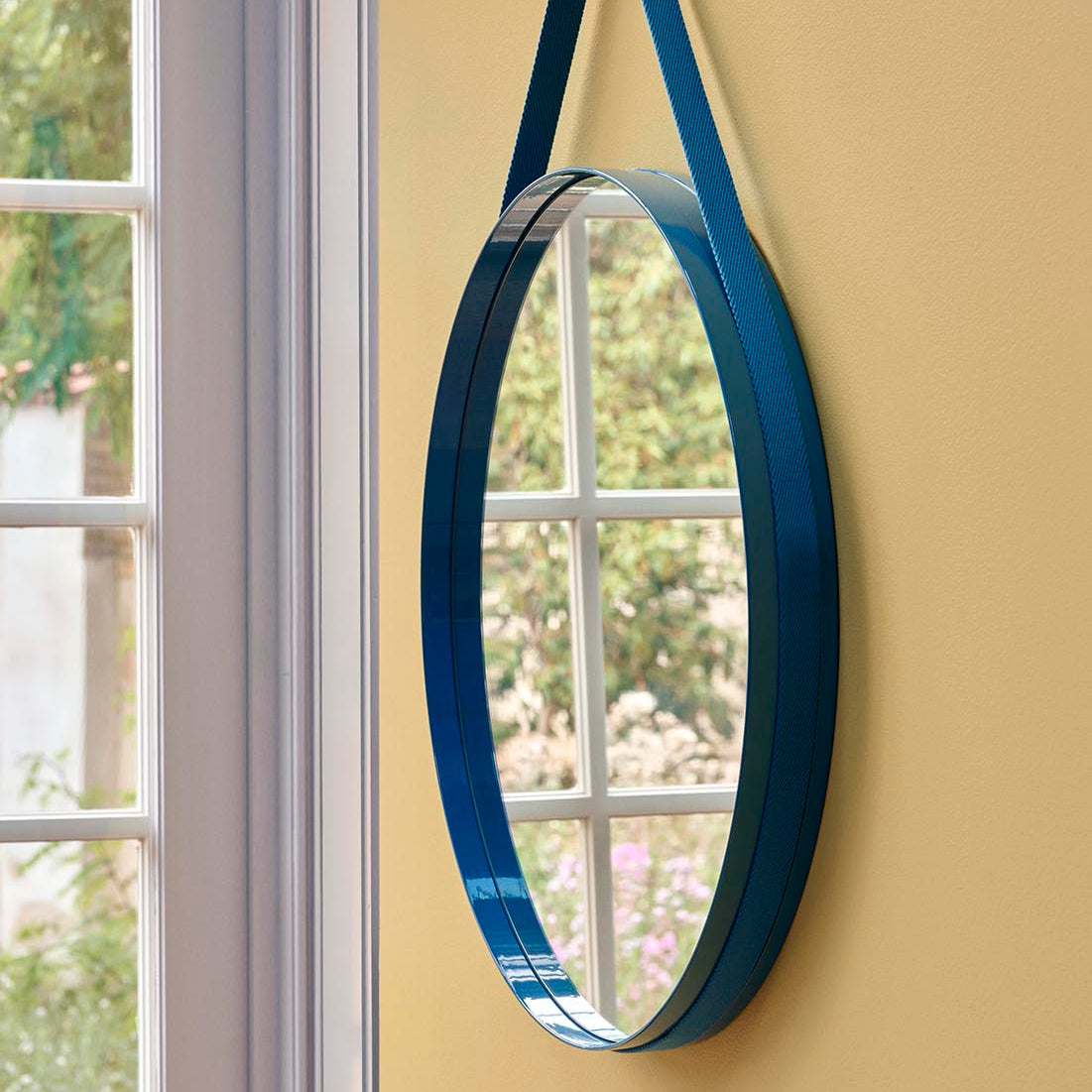 HAY Strap Mirror 50cm Blue