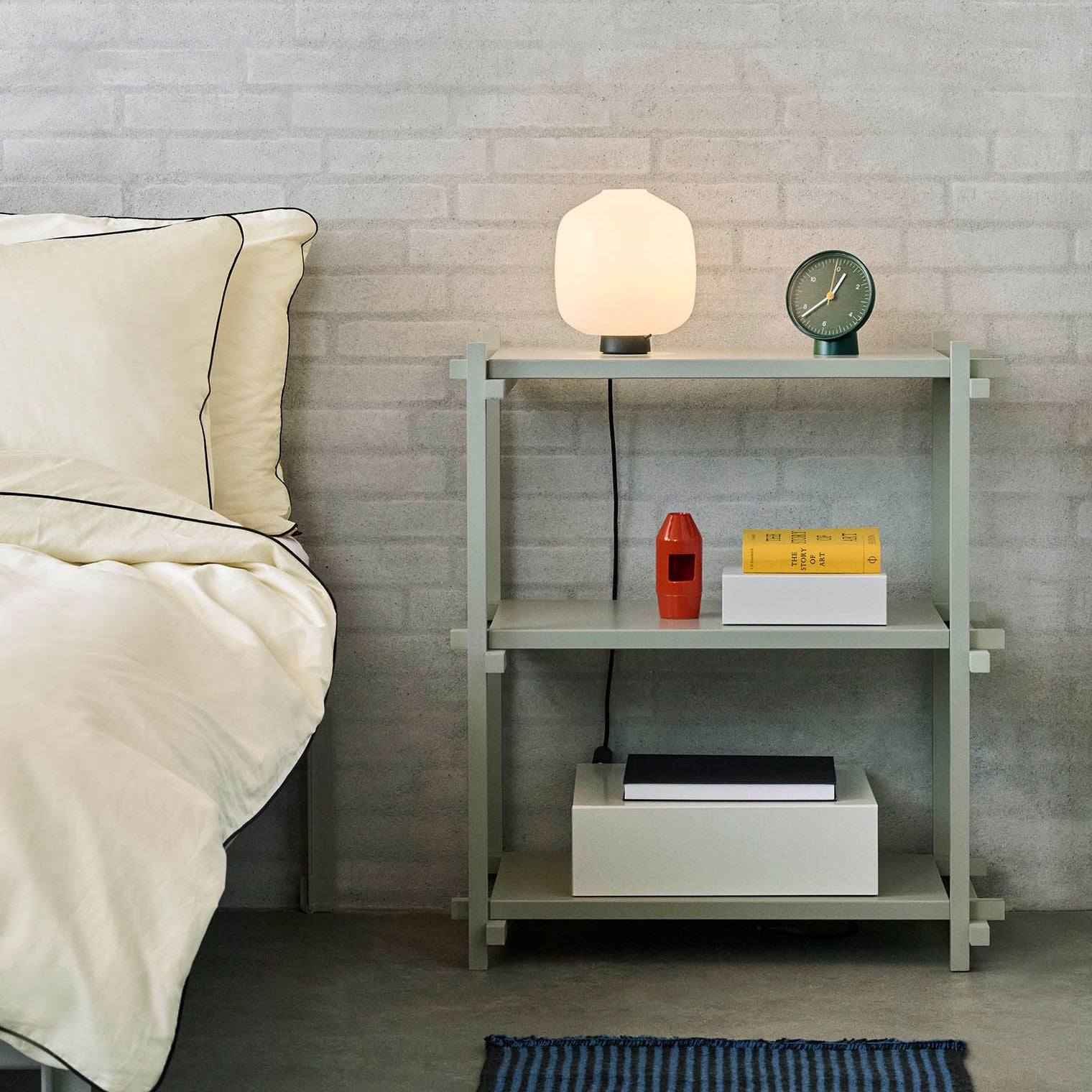 HAY Table Clock - Green