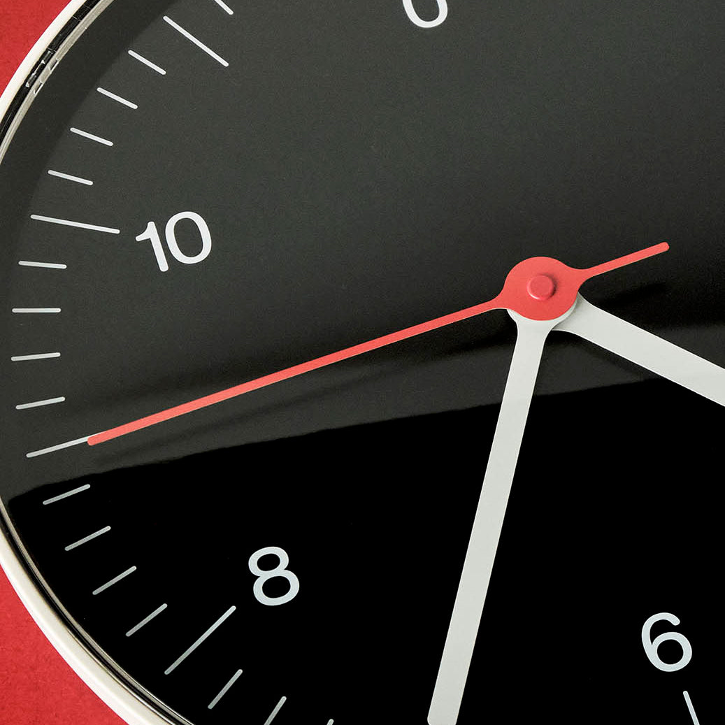 HAY Wall Clock Black