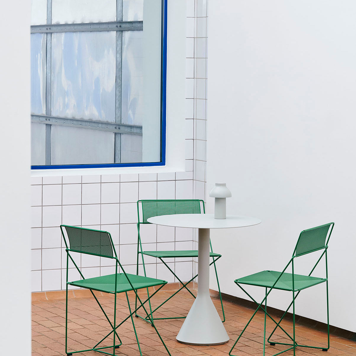 HAY X Line Chair Leek Green