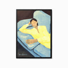 The Poster Club Hanna Peterson Blue Sofa