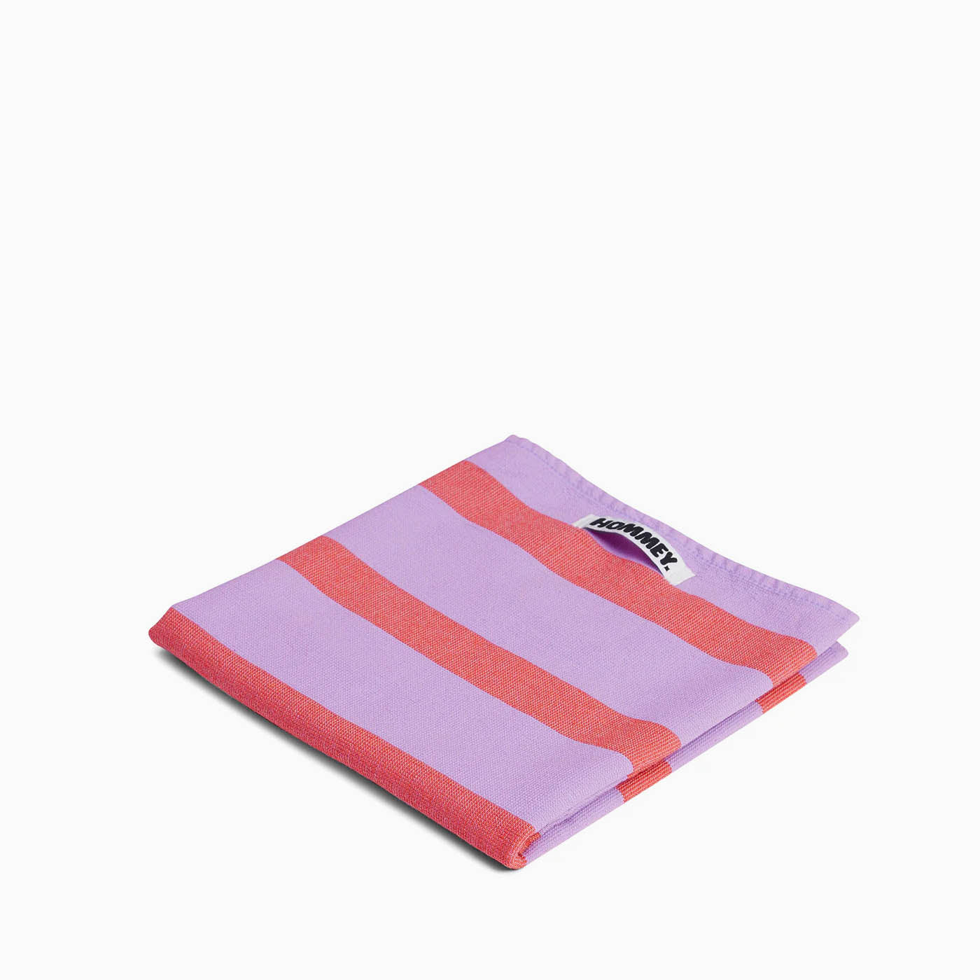 Hommey Tea Towel - Grapefruit Stripes