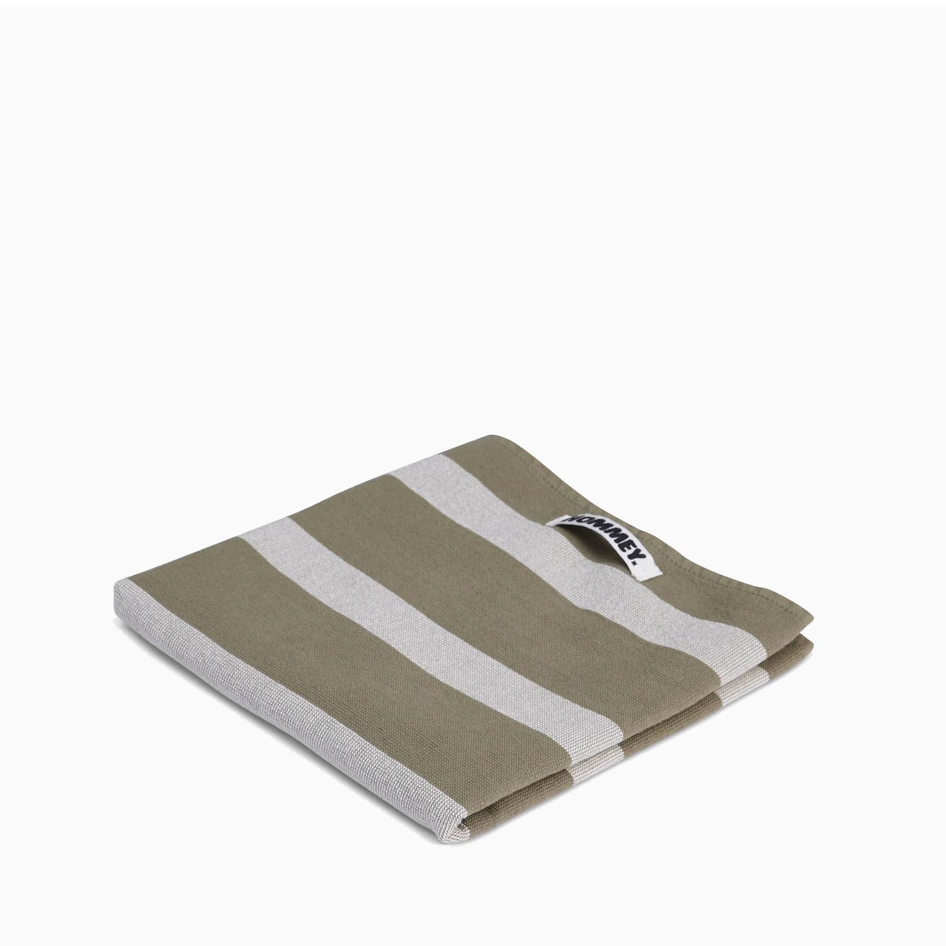Hommey Tea Towel - Matcha Stripes