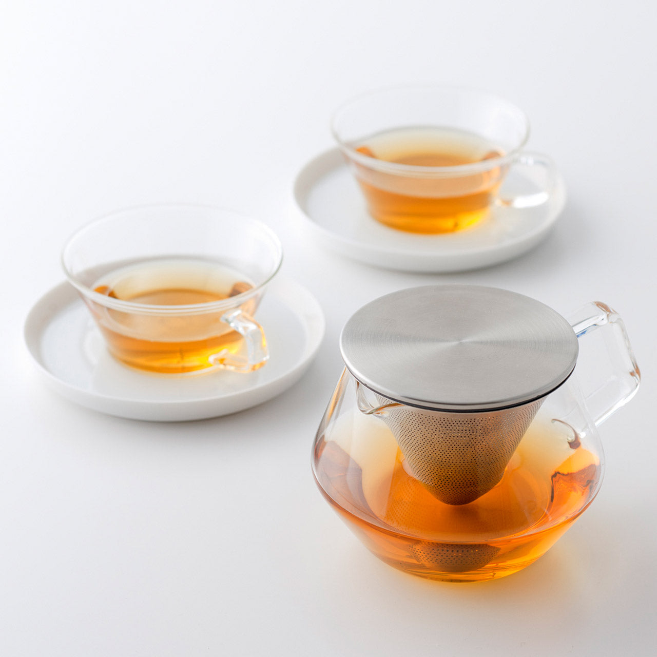 Kinto Carat Heat-Resistant Glass Teapot 850ml
