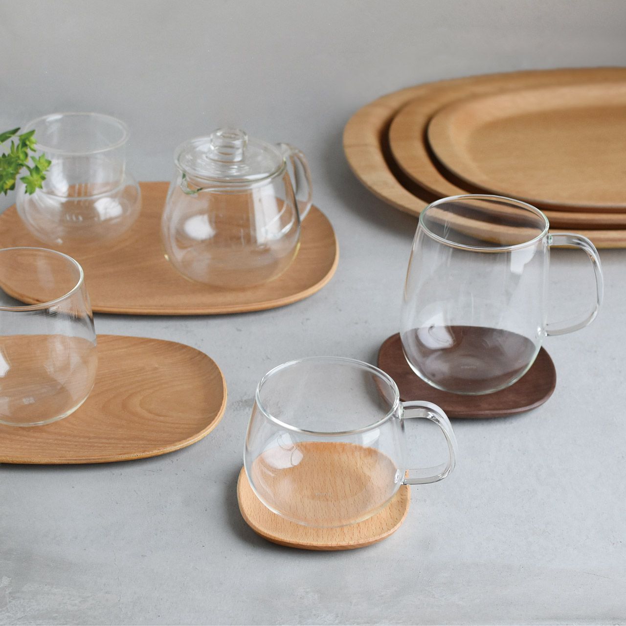 Kinto Unitea Glass Tea Cup Transparent