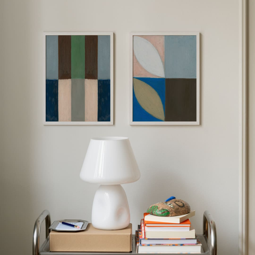 Lisa Lindh Quiet Landscape Abstract Art Print on Archival Paper