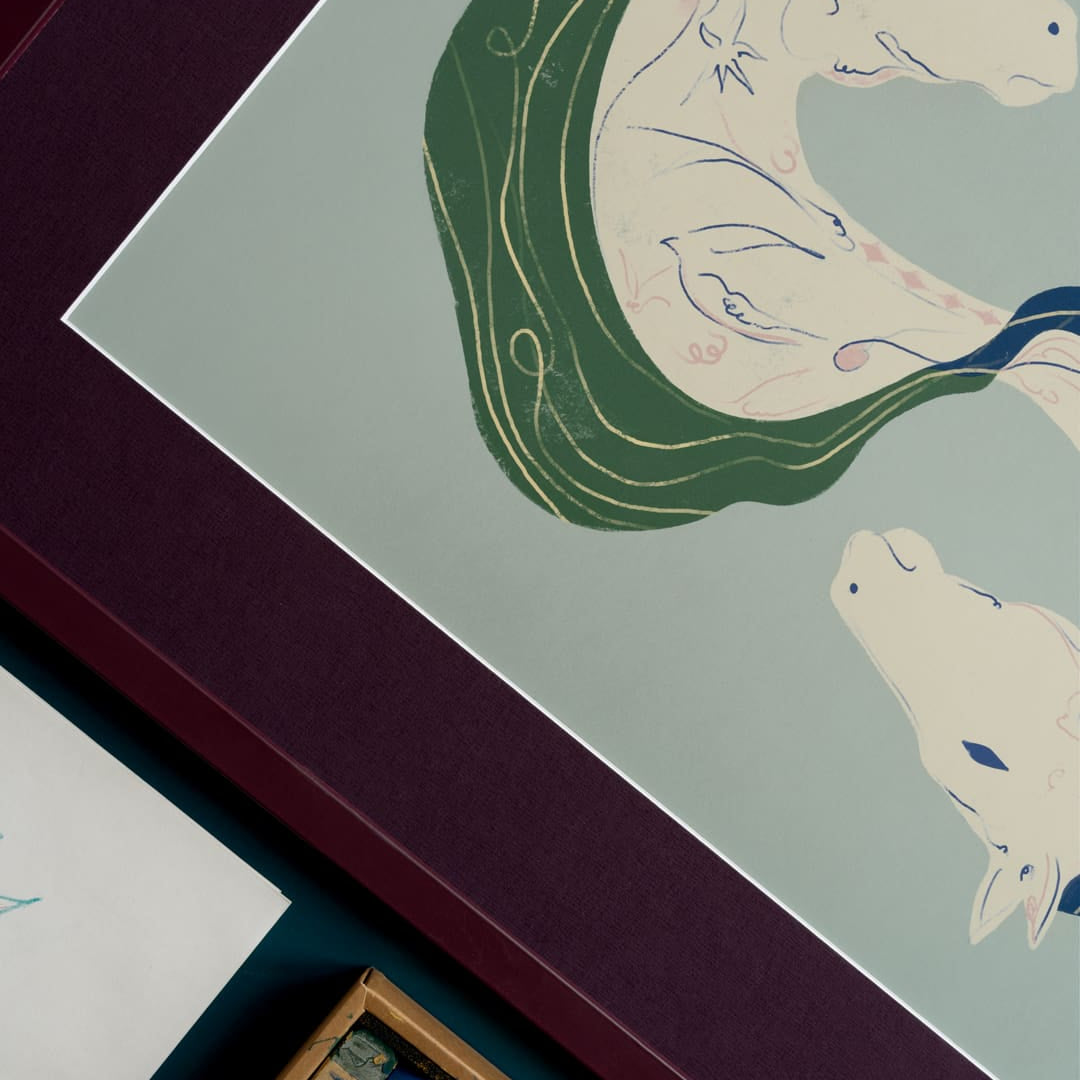 Lucrecia Rey Caro Reflections of the Soul Art Print