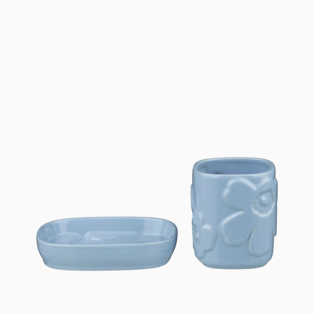 Marimekko Unikko Bathroom Set Blue