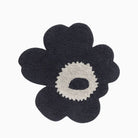 Marimekko Unikko Bath Mat- Charcoal/Off White