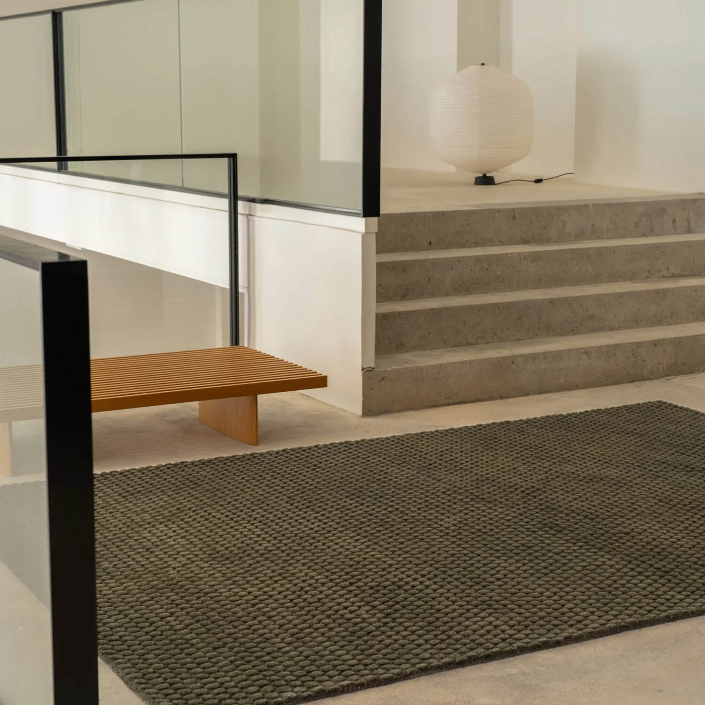 Massimo Copenhagen Rug - Drops Surface Forest Green