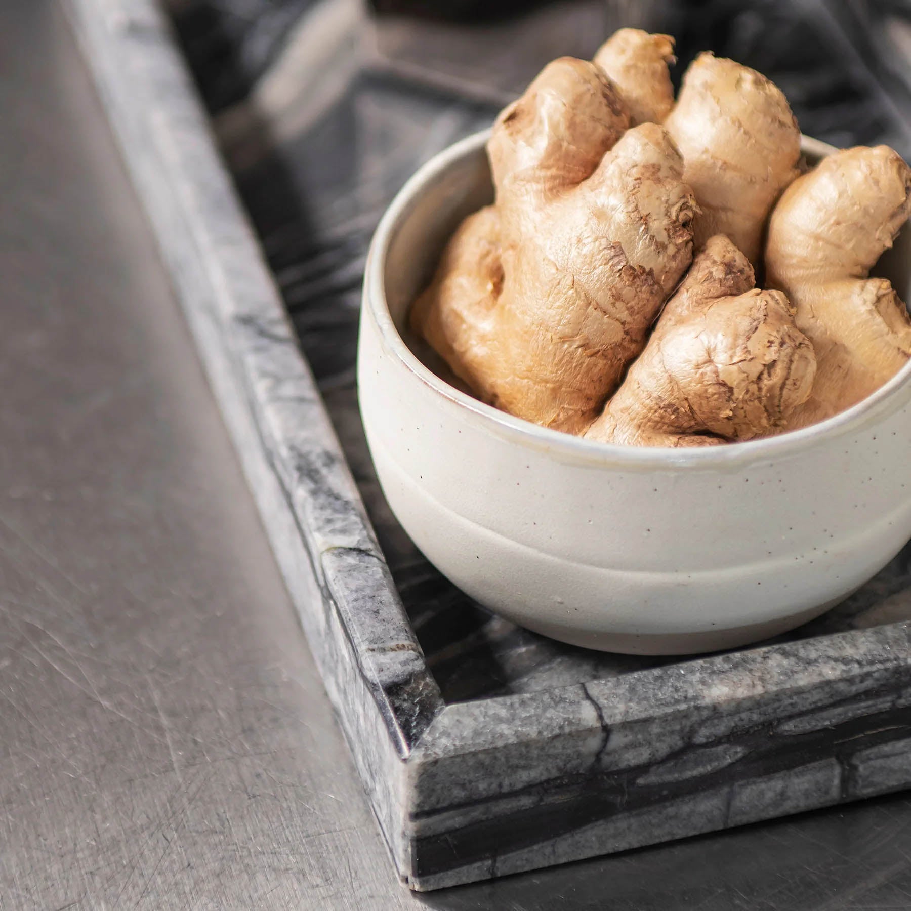 Mette Ditmer Marble Deco Tray Black Grey