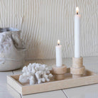 Mette Ditmer Marble Candleholder, Small - Sand