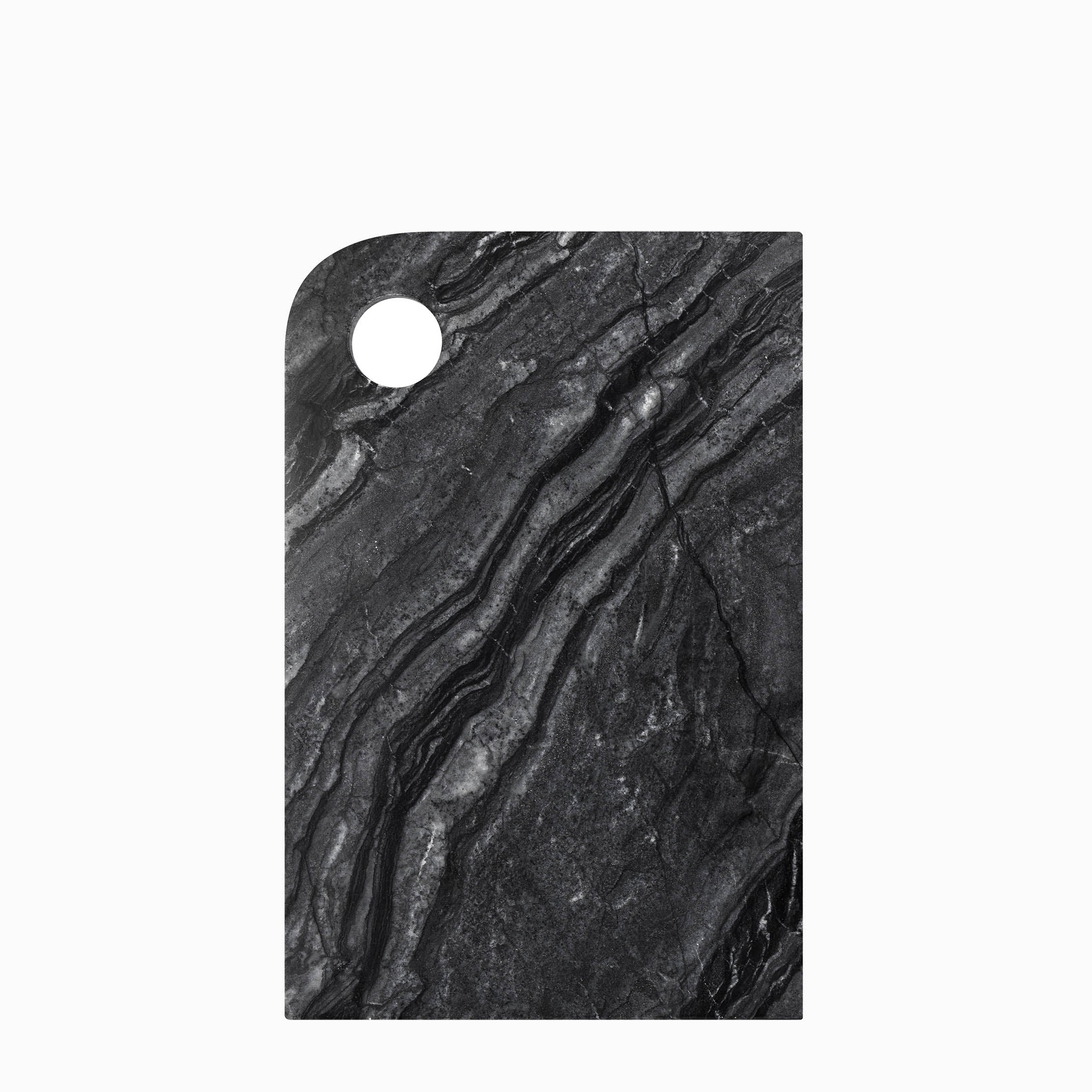 Mette Ditmer Marble Serving Board, Medium - Black/Grey