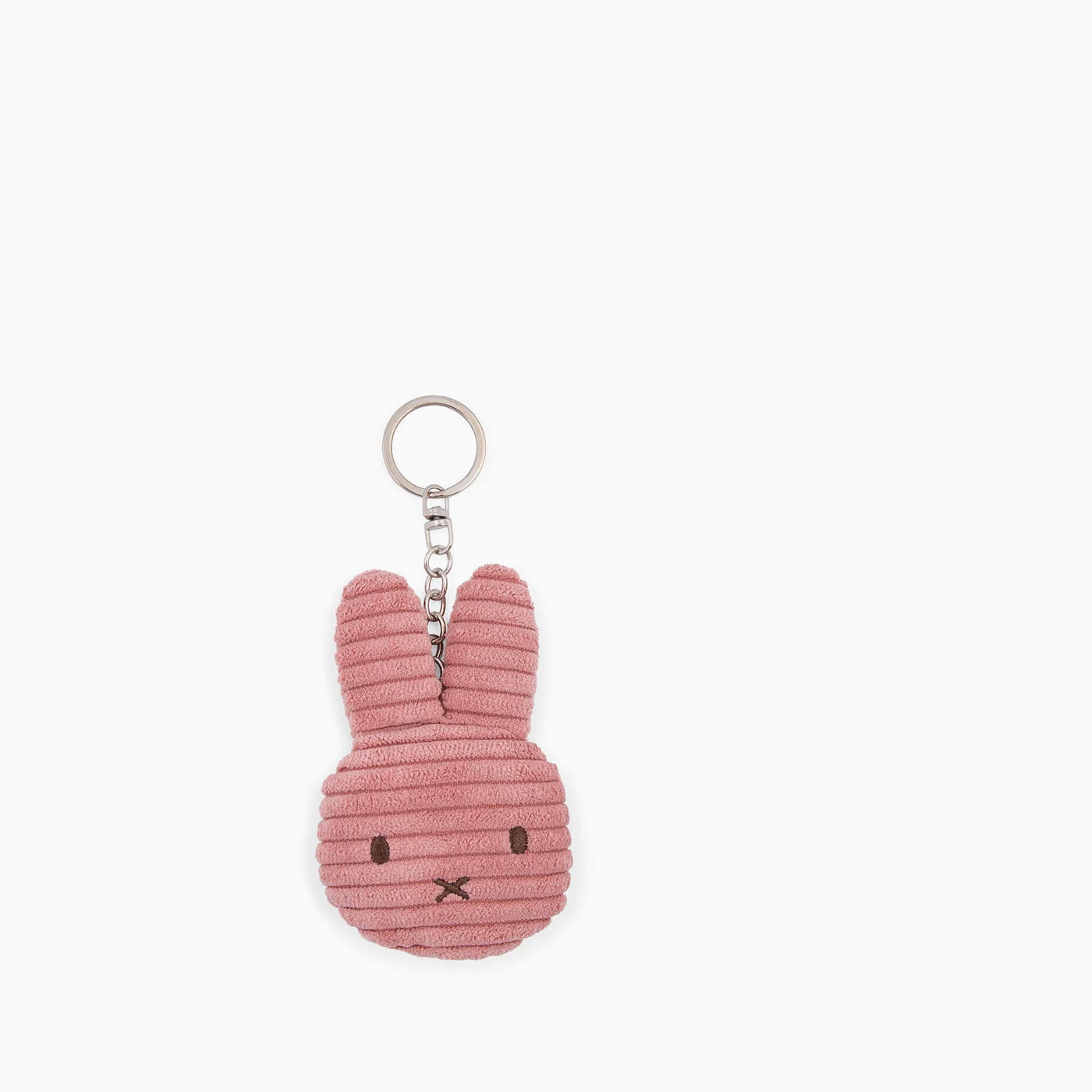 Miffy Flat Keychain Eco Corduroy Dusty Rose