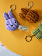 Miffy Flat Keychain Eco Corduroy - Lilac