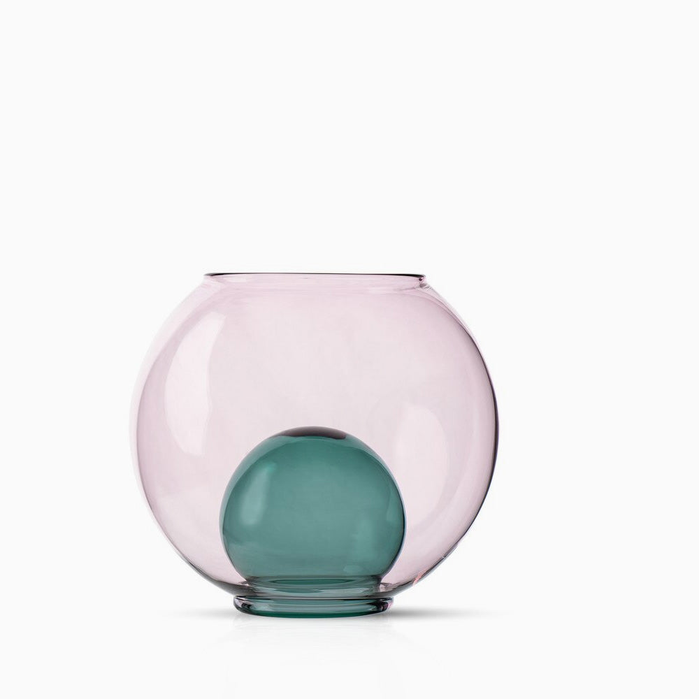 Milligram Aqua Bubble Vase Lilac Teal