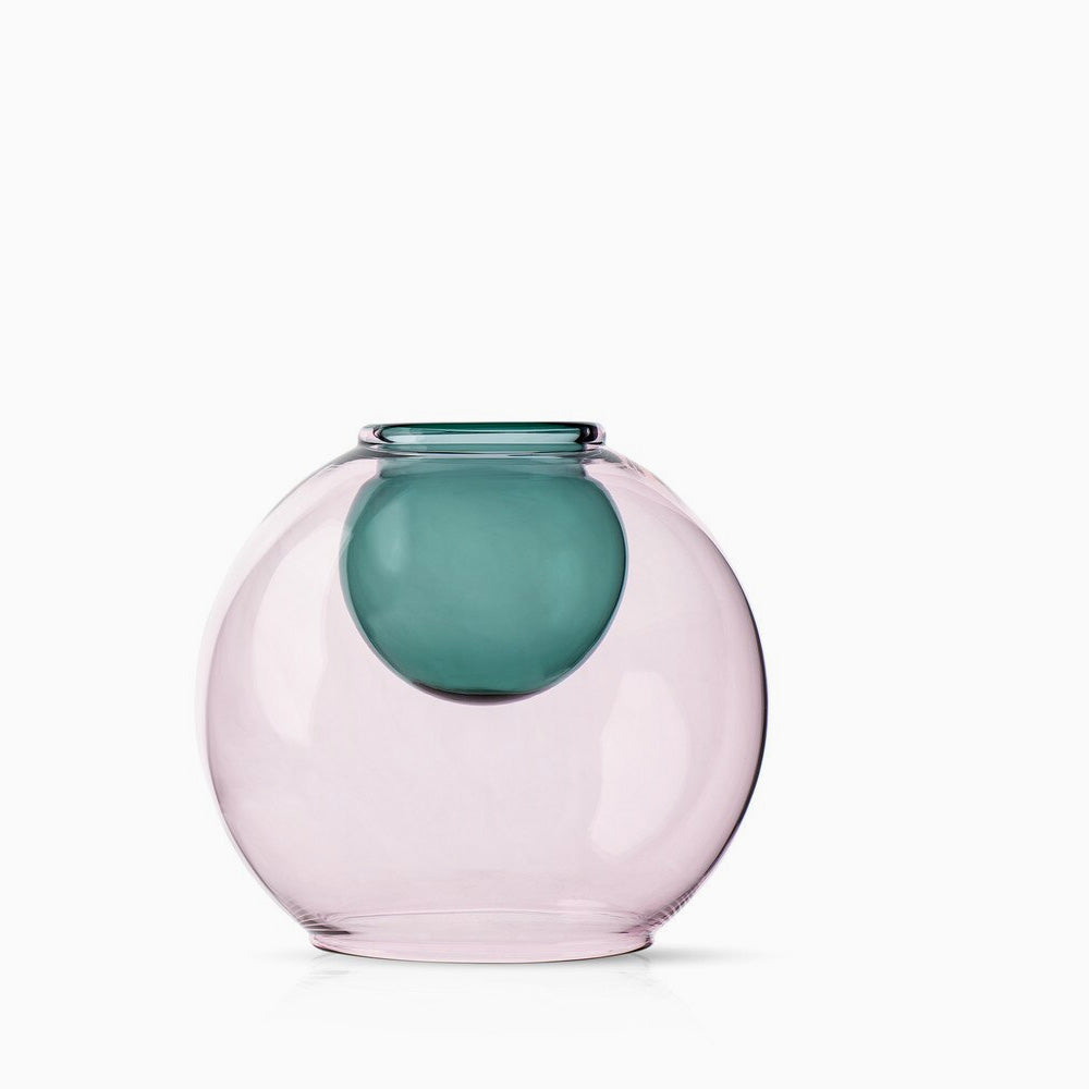 Milligram Aqua Bubble Vase Lilac Teal