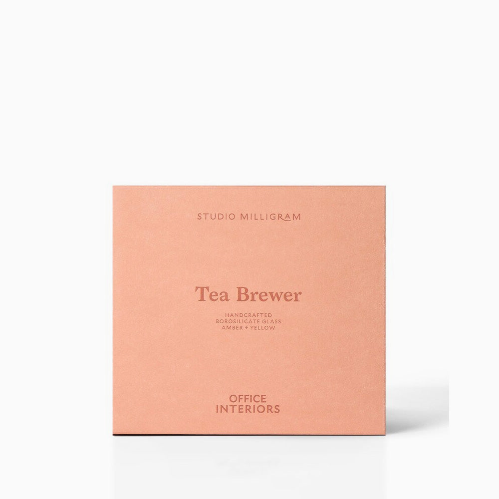 Studio Milligram Tea Brewer - Yellow/Amber