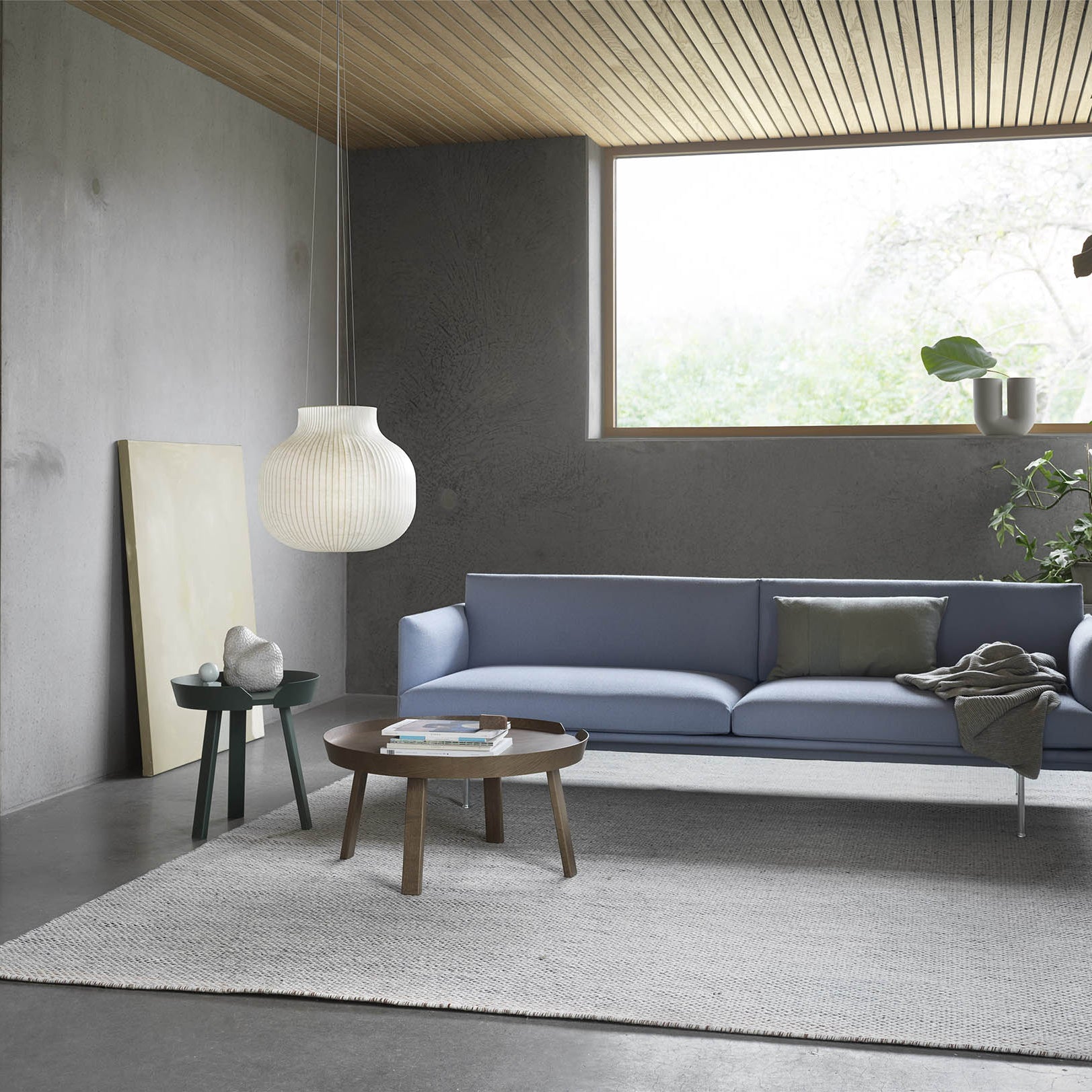 Muuto Around Table Small Dark Green