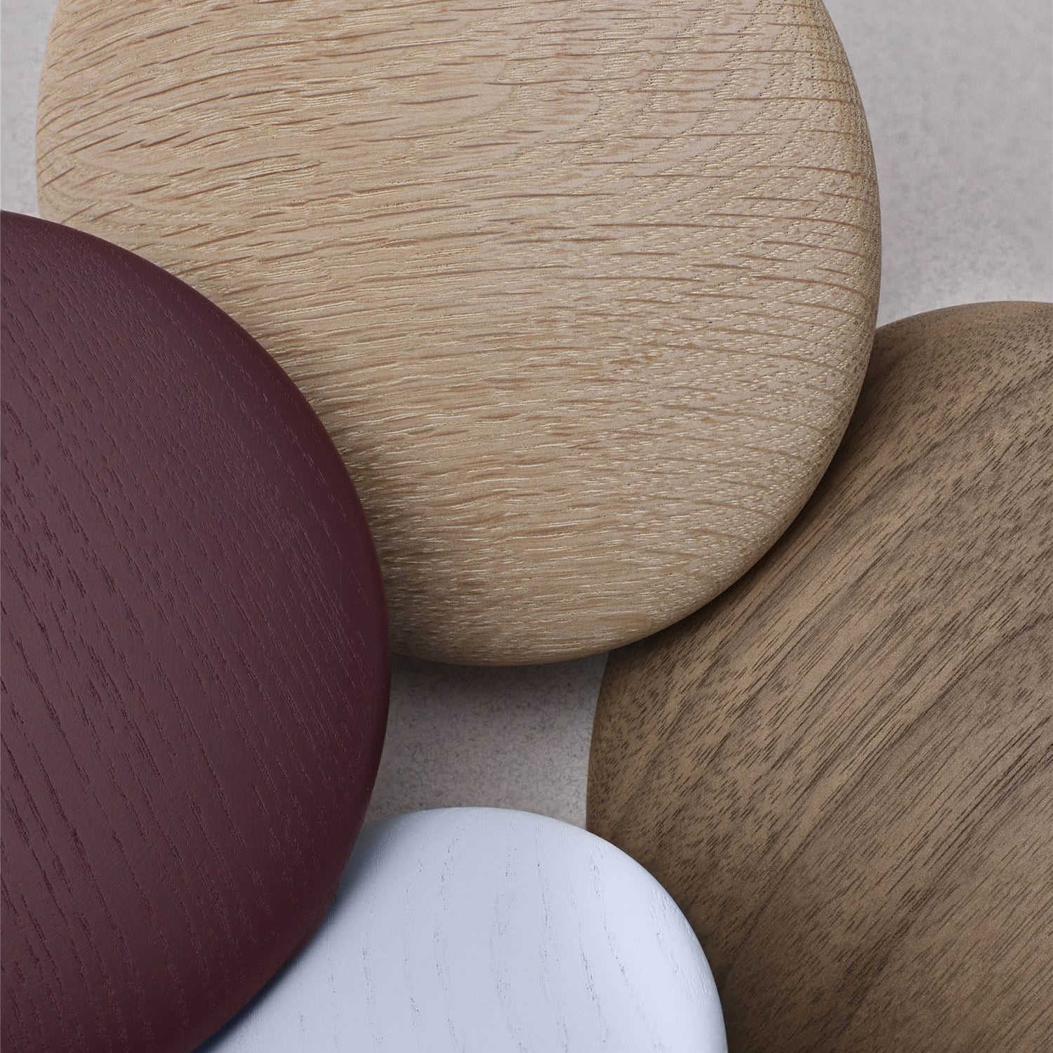 Muuto Dots Wood - Burgundy