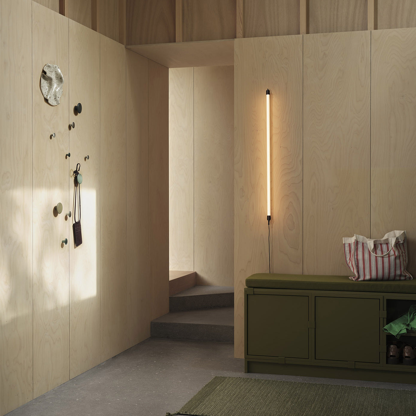 Muuto Ply Rug - Recycled Polyester Moss Green