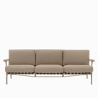 Muuto Settle 3 Seater Sofa Ribbed Weave 5/Tauper