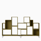 Muuto Stacked Storage Bookcase Configuration 3 Brown Green