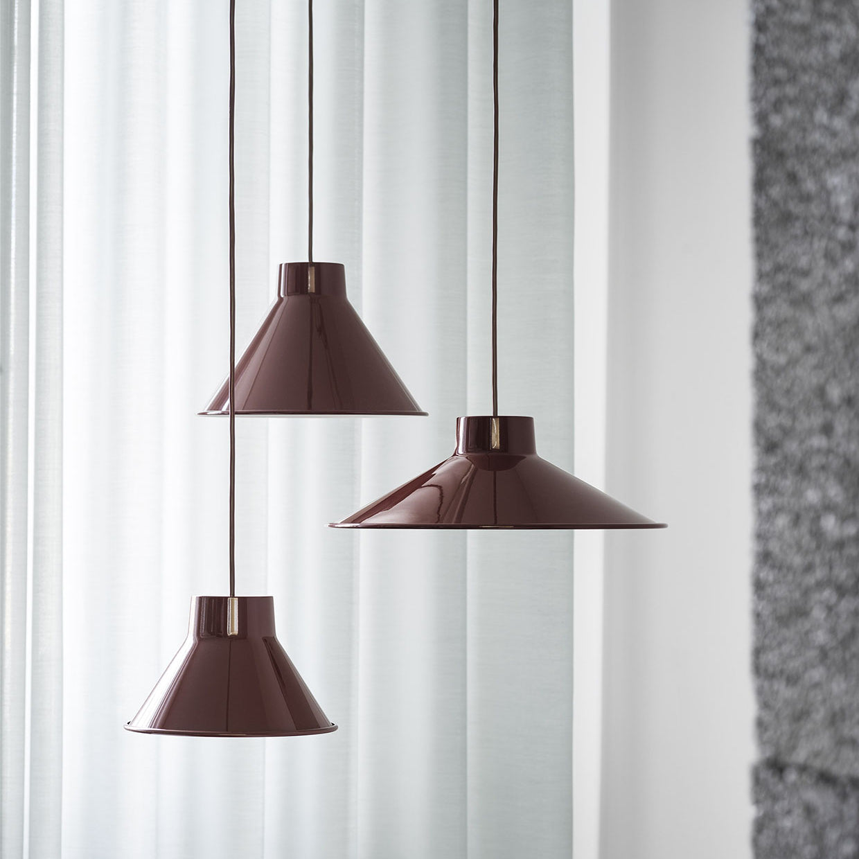Muuto Top Pendant Deep Red