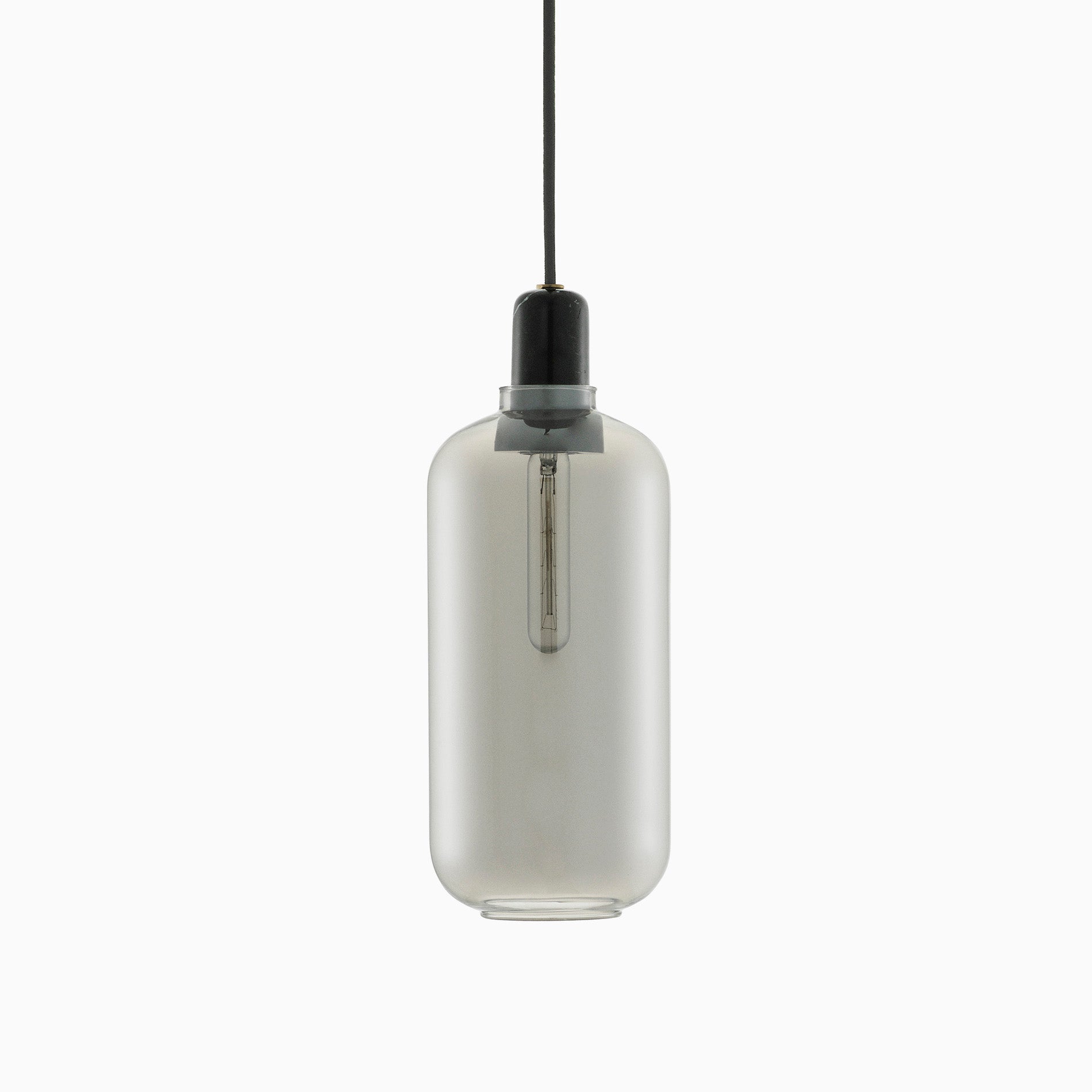 Normann Copenhagen Amp Lamp Large Smoke Black