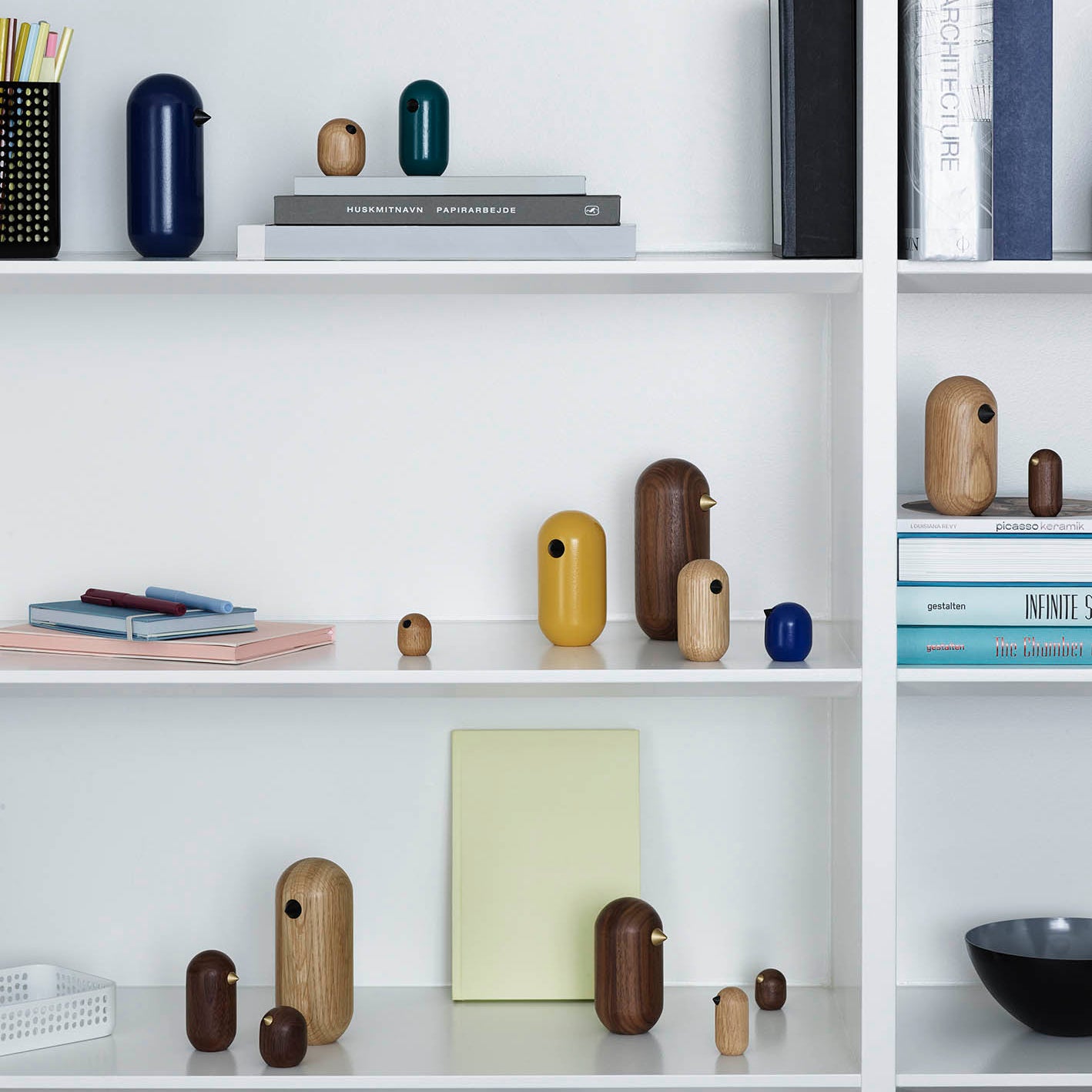 Normann Copenhagen Little Bird 4.5cm - Walnut