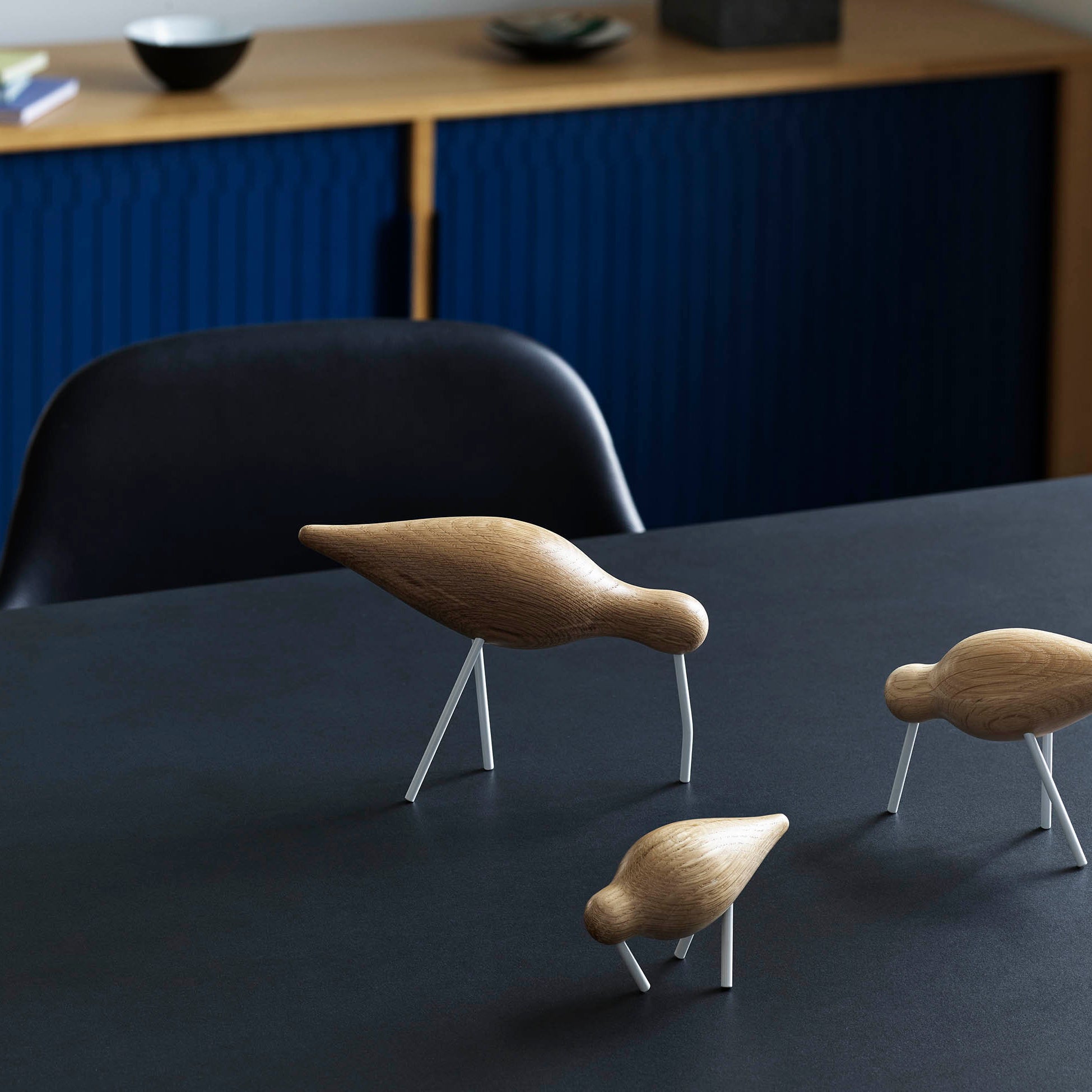 Normann Copenhagen Shore Bird Large - Oak / White