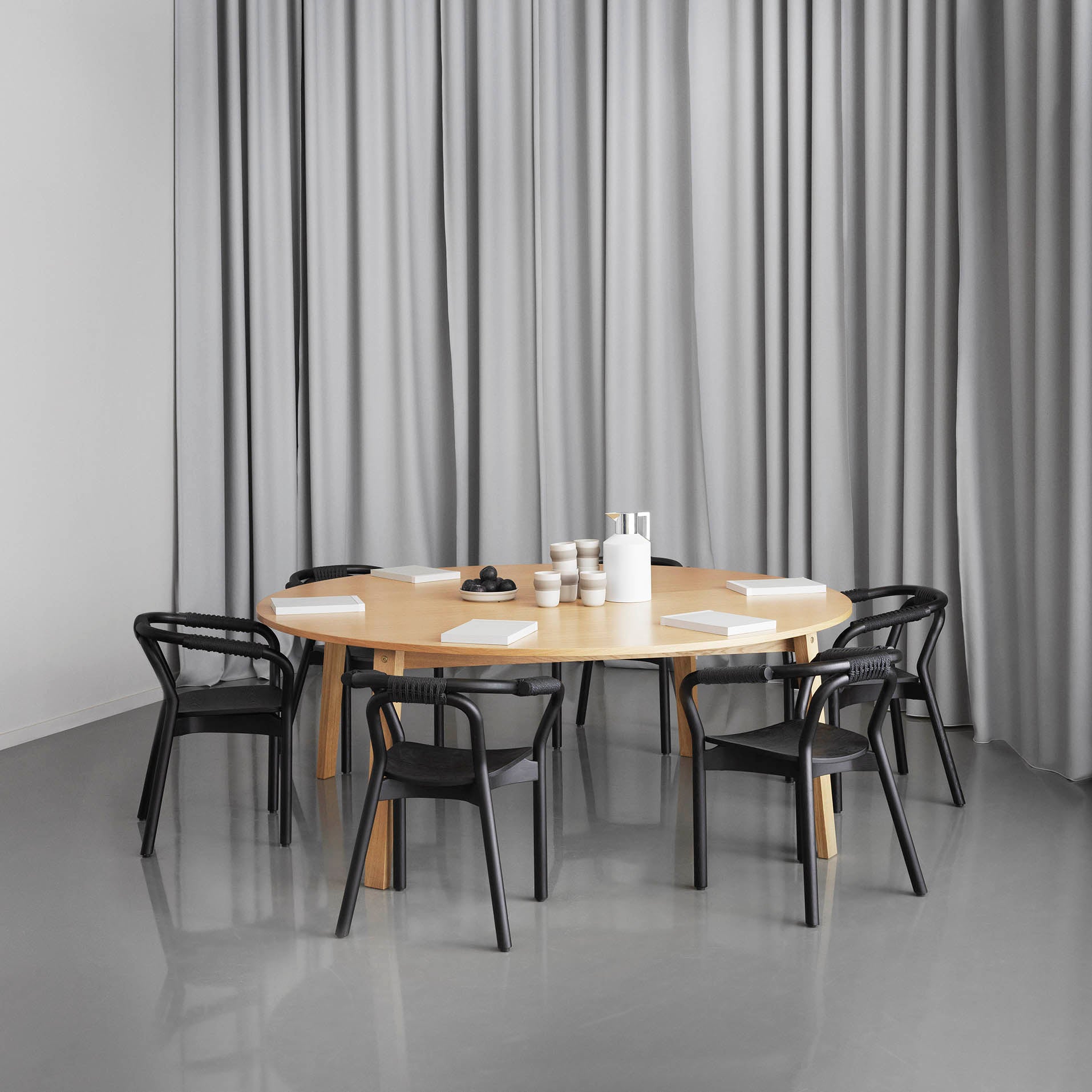 Normann Copenhagen Knot Chair Black Natural