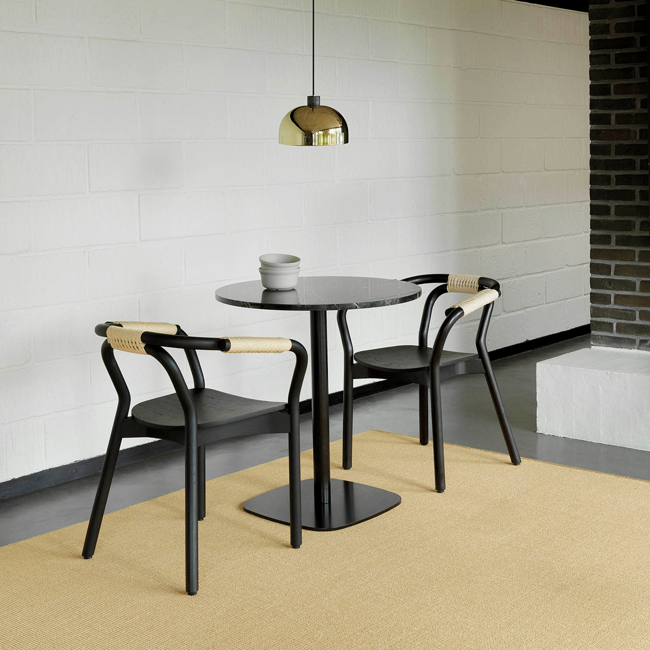 Normann Copenhagen Knot Chair Black Natural