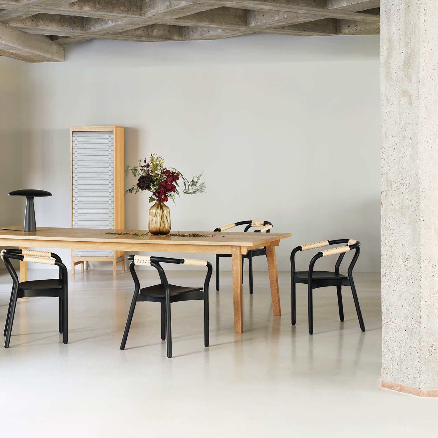 Normann Copenhagen Knot Chair Black Natural