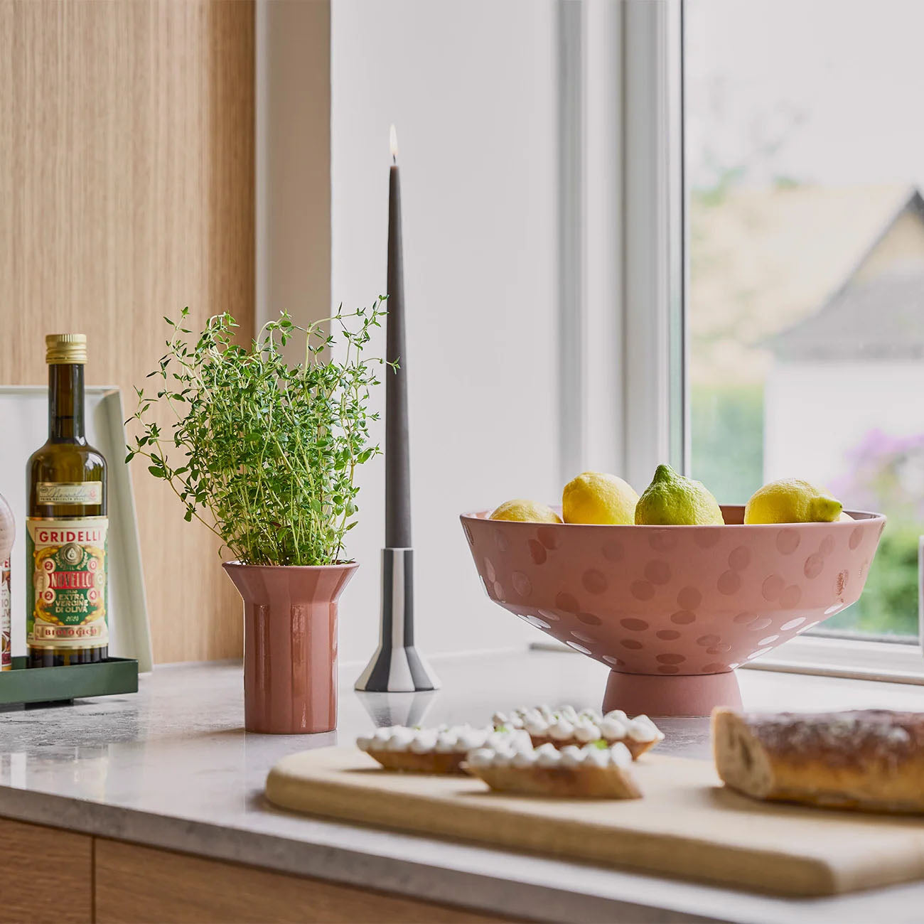 OYOY Bakku Tray Small - Olive