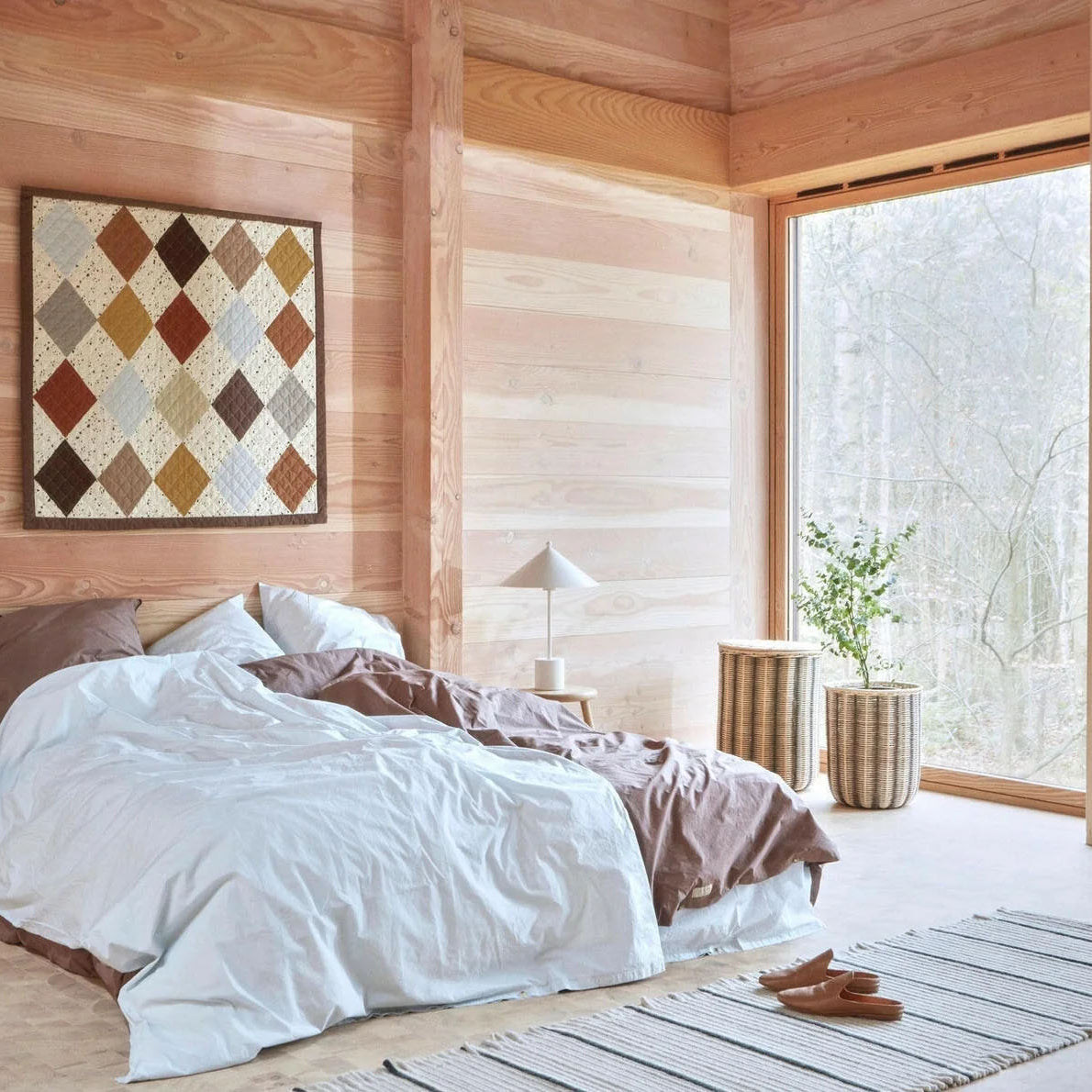 OYOY Putki Runner - Offwhite-Black