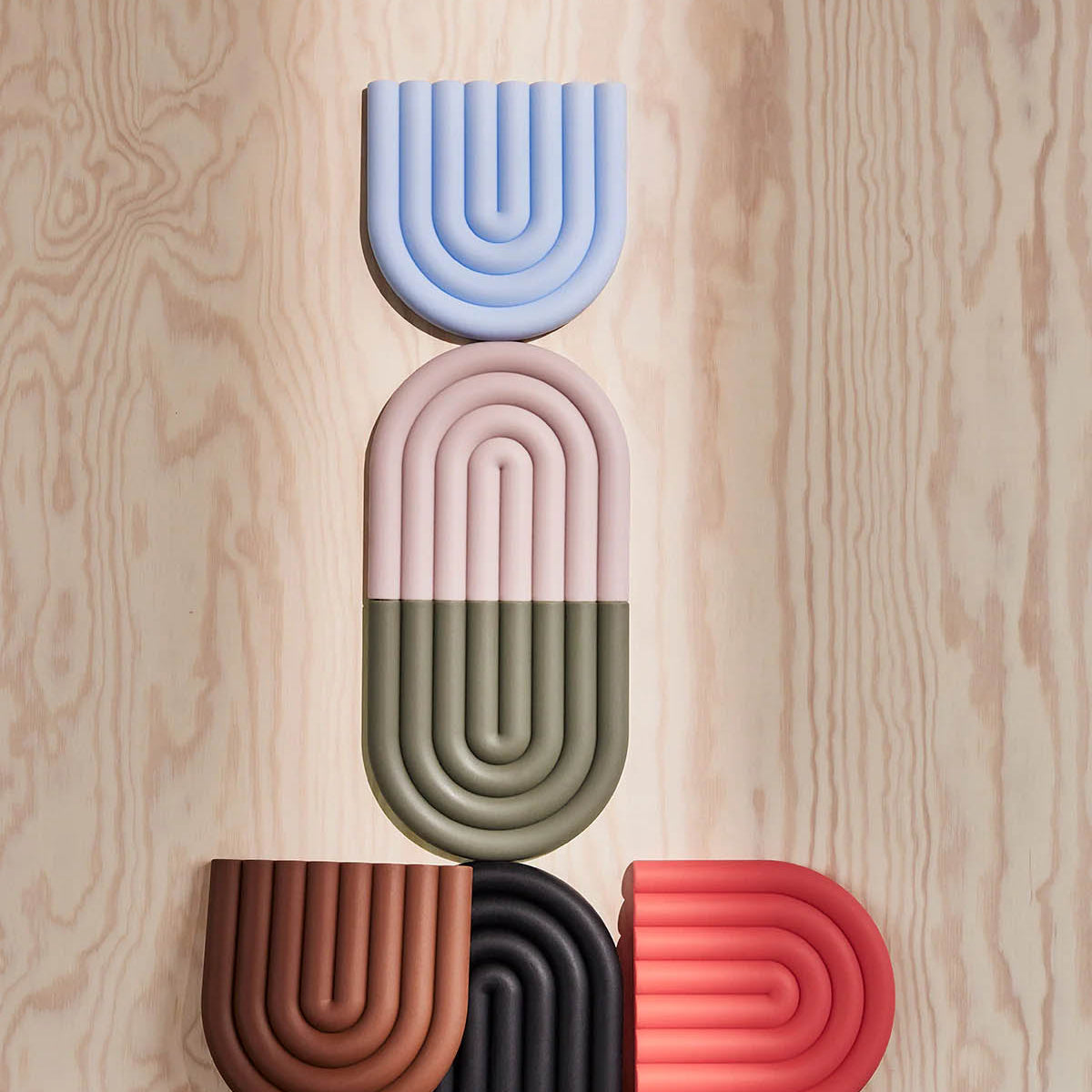 OYOY Rainbow Trivet - Ice Blue