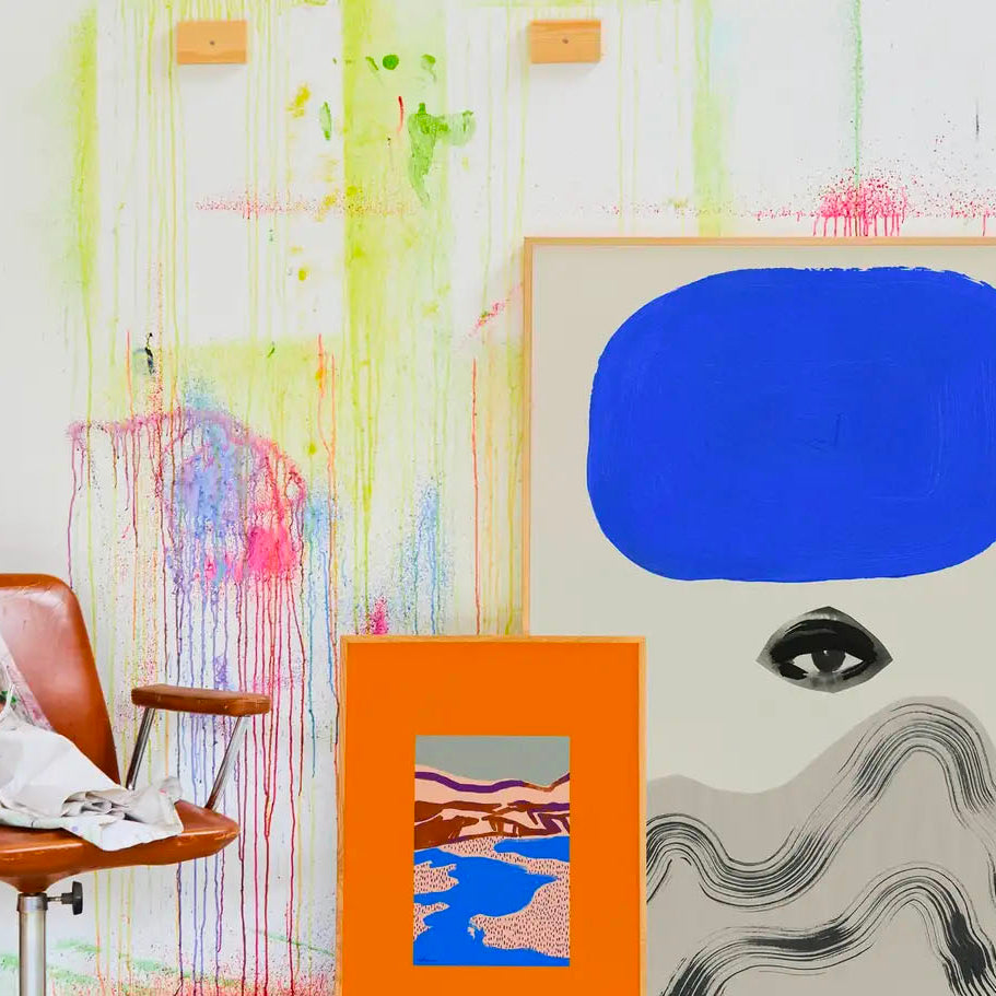 Paper Collective Orange Landscape