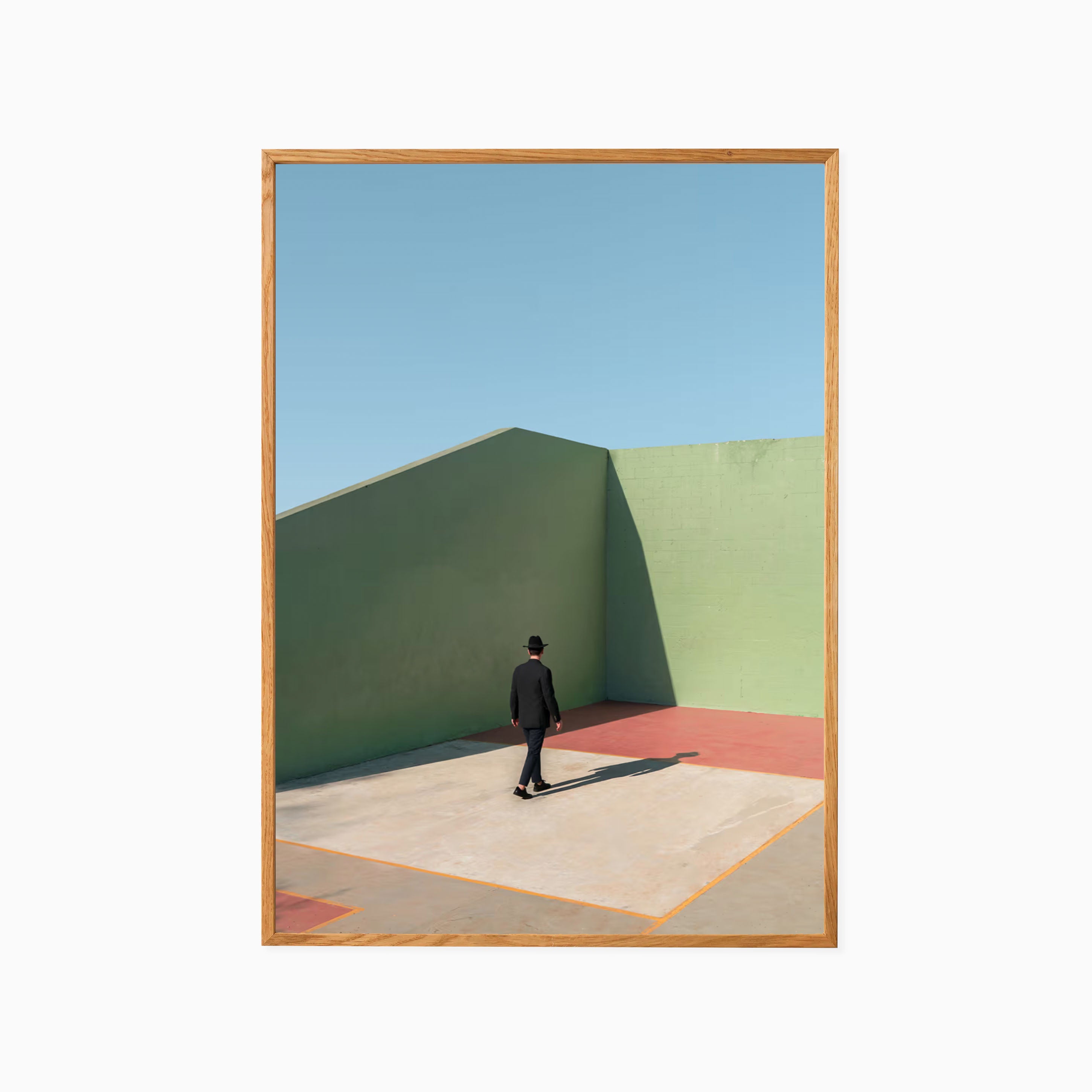 Paper Collective - Simplicity of the Moment with Oak Frame