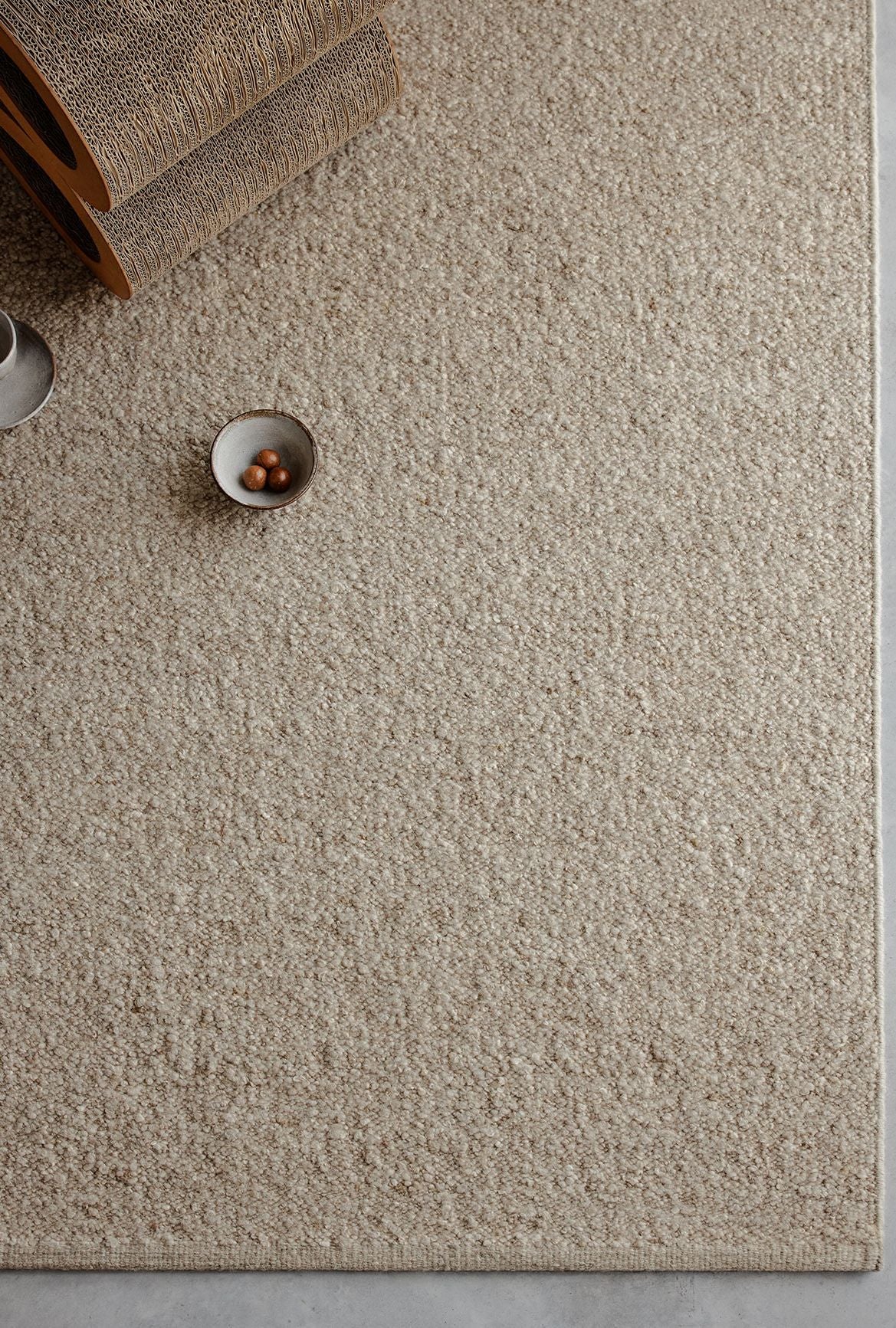 Armadillo Pebble Rug Hand-Spun New Zealand Wool